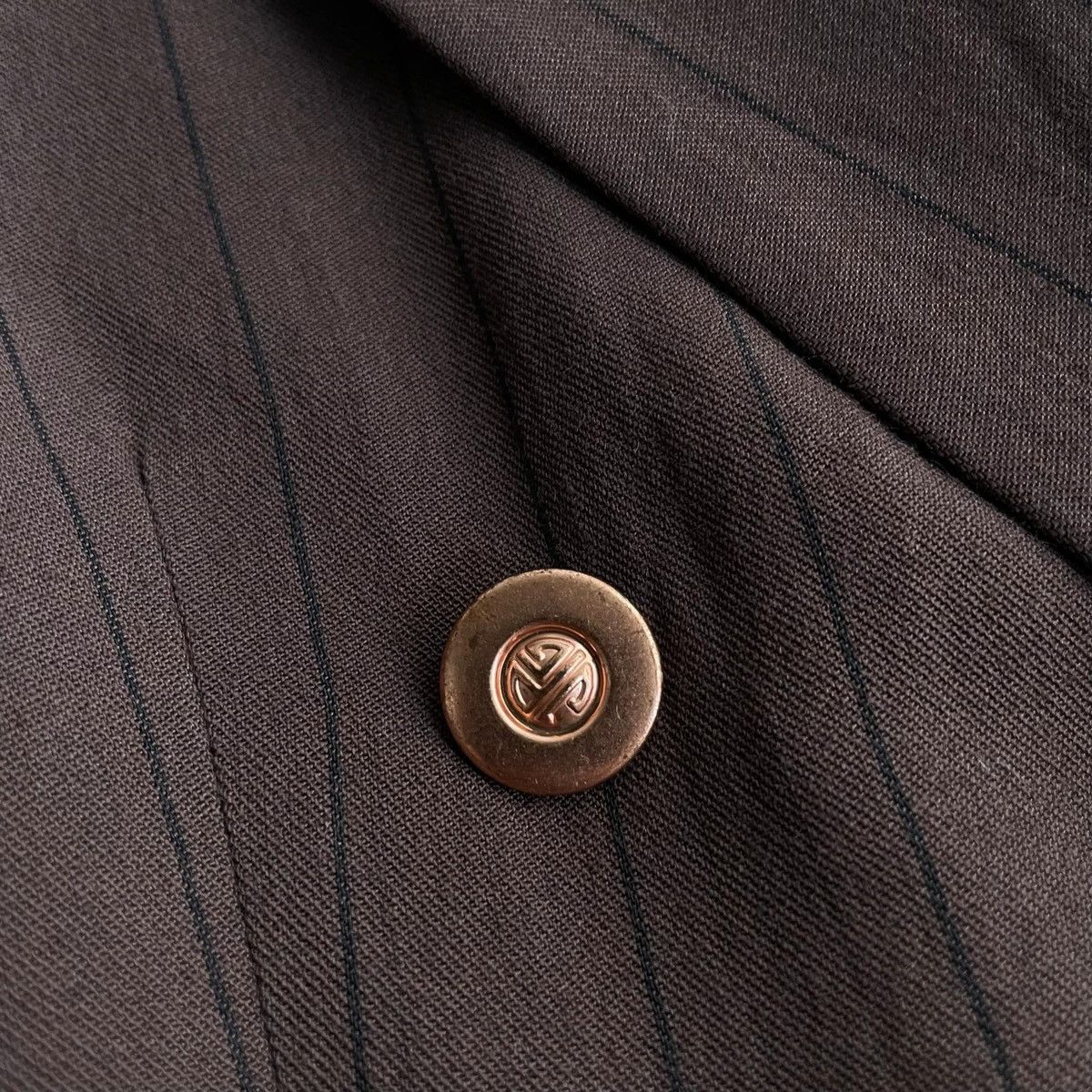 Designer × Jean Paul Gaultier 2003 Jean Paul Gaultier Chocolate Brown Blazer Size 38R - 8 Thumbnail