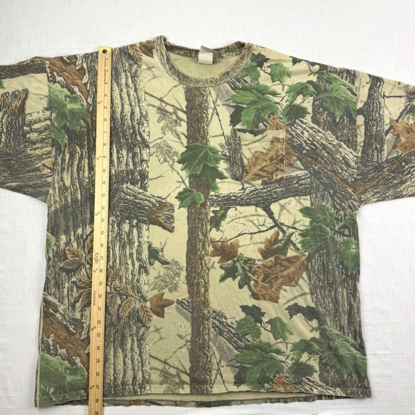 Jerzees VINTAGE Jerzees Realtree Camo Pocket T Shirt Adult 2XL Outdoor Nature Hunt USA Shirt Mens 2XL Camouflage Pocket Tee Size US XXL / EU 58 / 5 - 7 Thumbnail