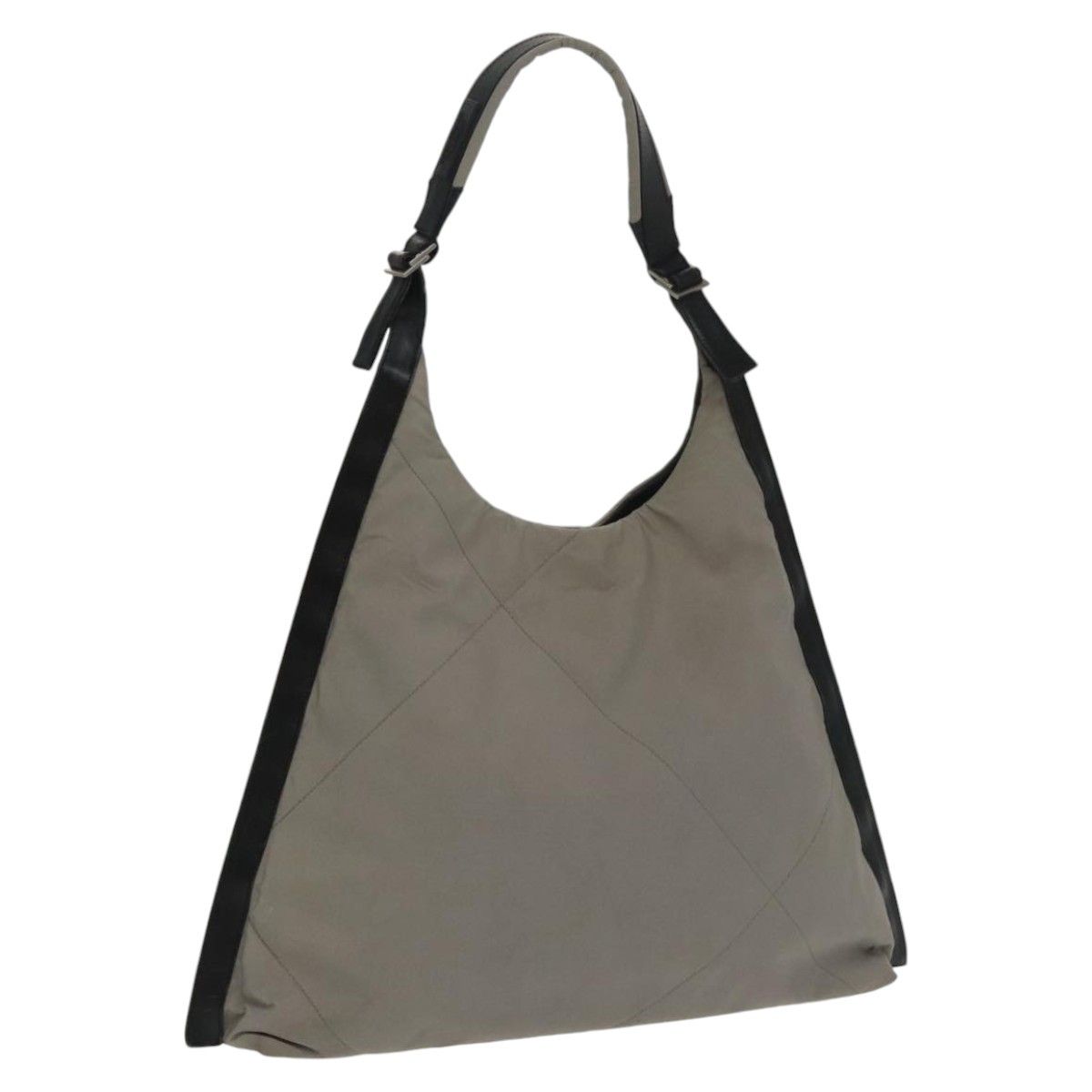 Salvatore Ferragamo Grey Synthetic Shoulder Bag (Pre-Owned) Size ONE SIZE - 1 Thumbnail