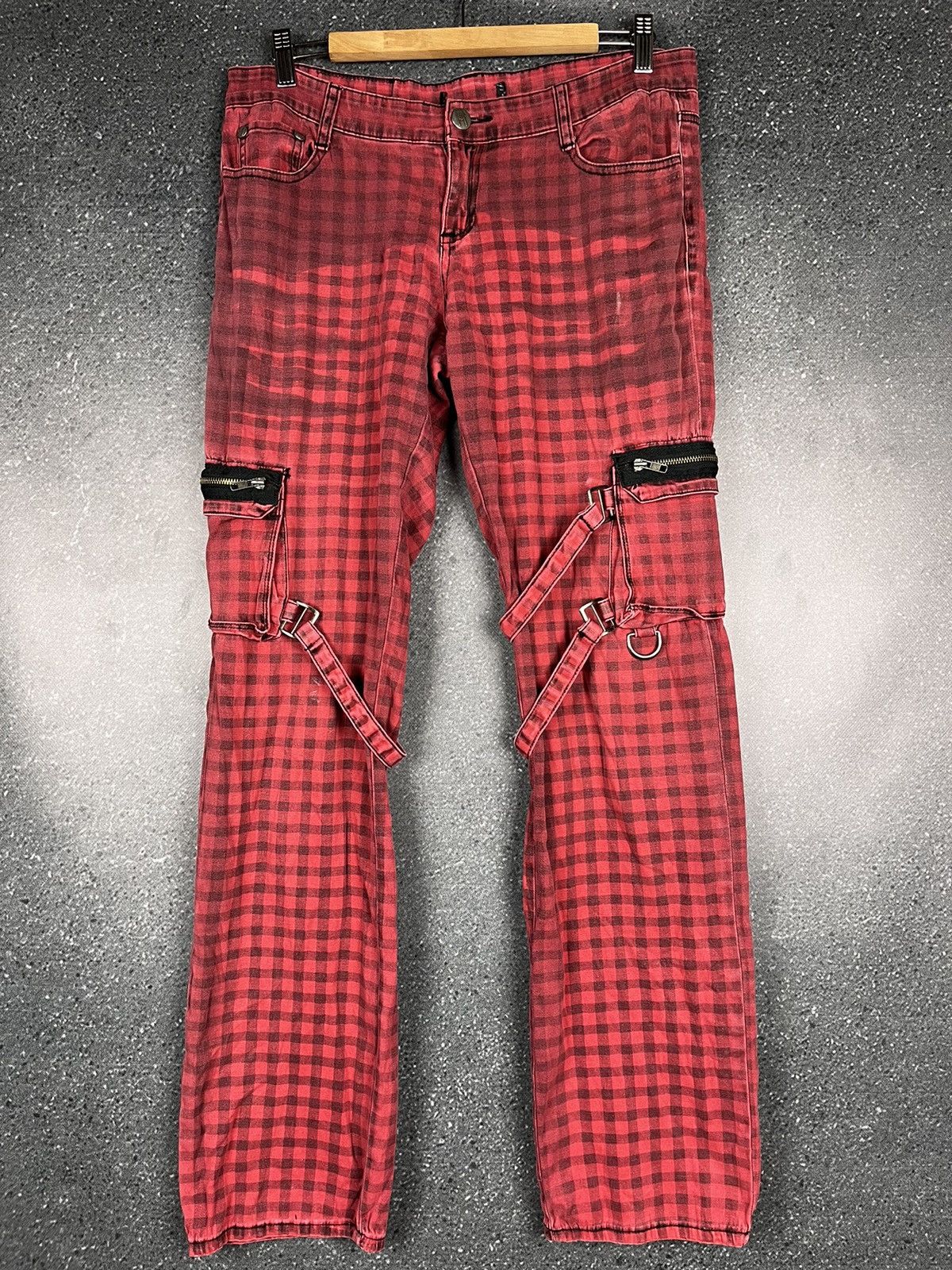vintage-men-s-red-multi-pocket-tactical-cargo-pants-grailed