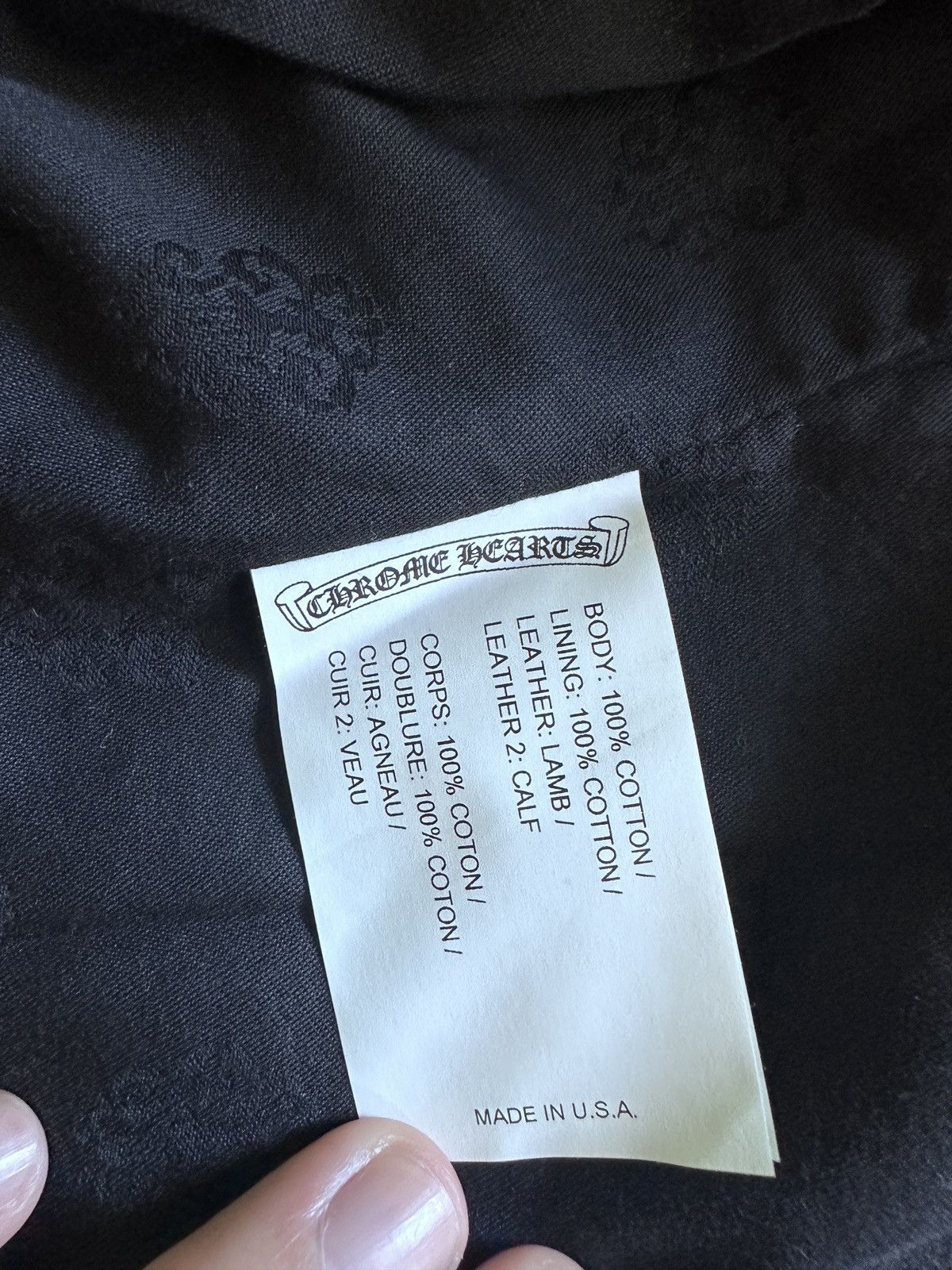 Chrome Hearts Chrome Hearts Floral cross patch jacket Size US L / EU 52-54 / 3 - 7 Thumbnail