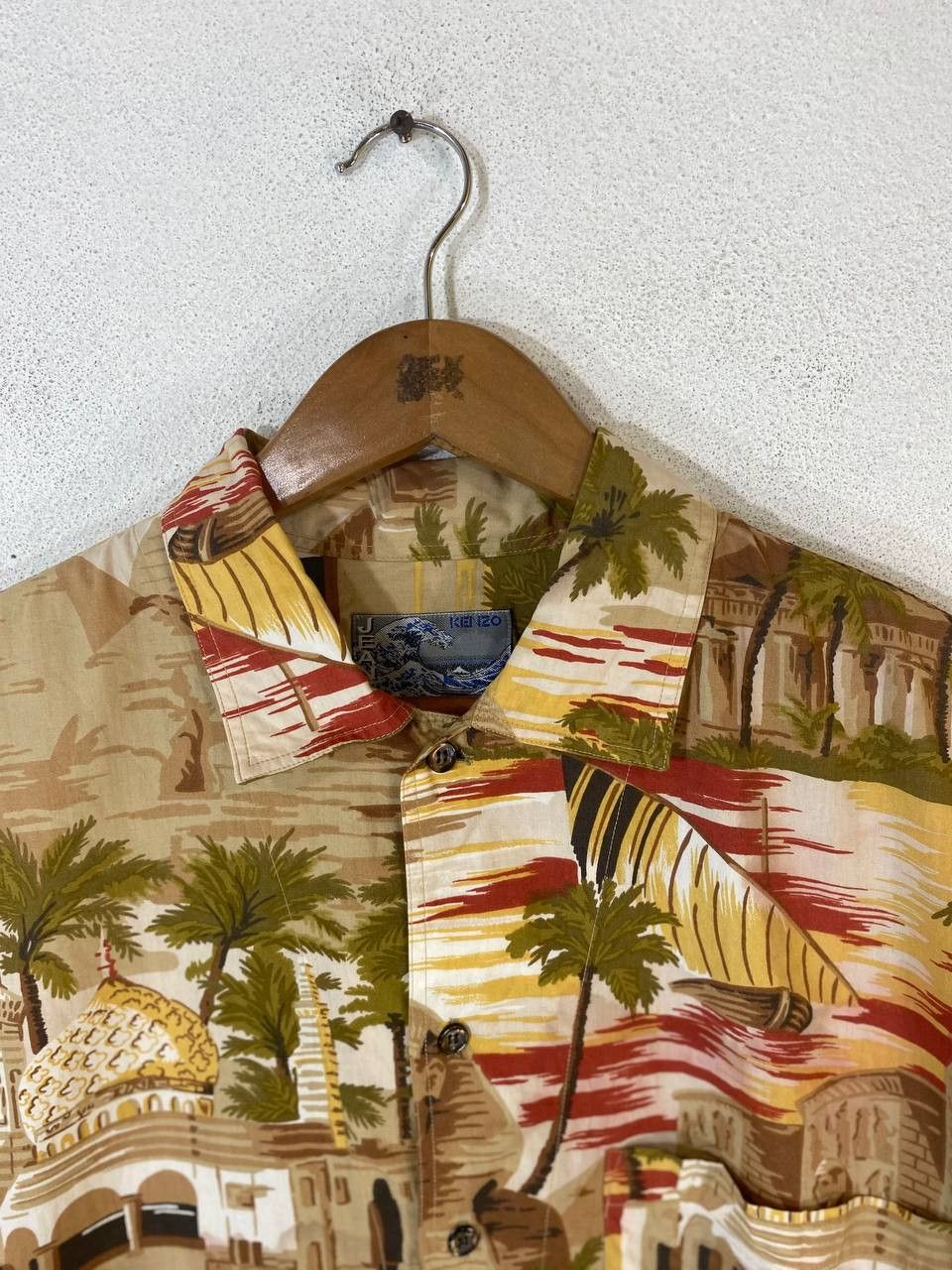 Japanese Brand kenzo jeans allover print shirt longsleeves very nice design Size US L / EU 52-54 / 3 - 2 Thumbnail