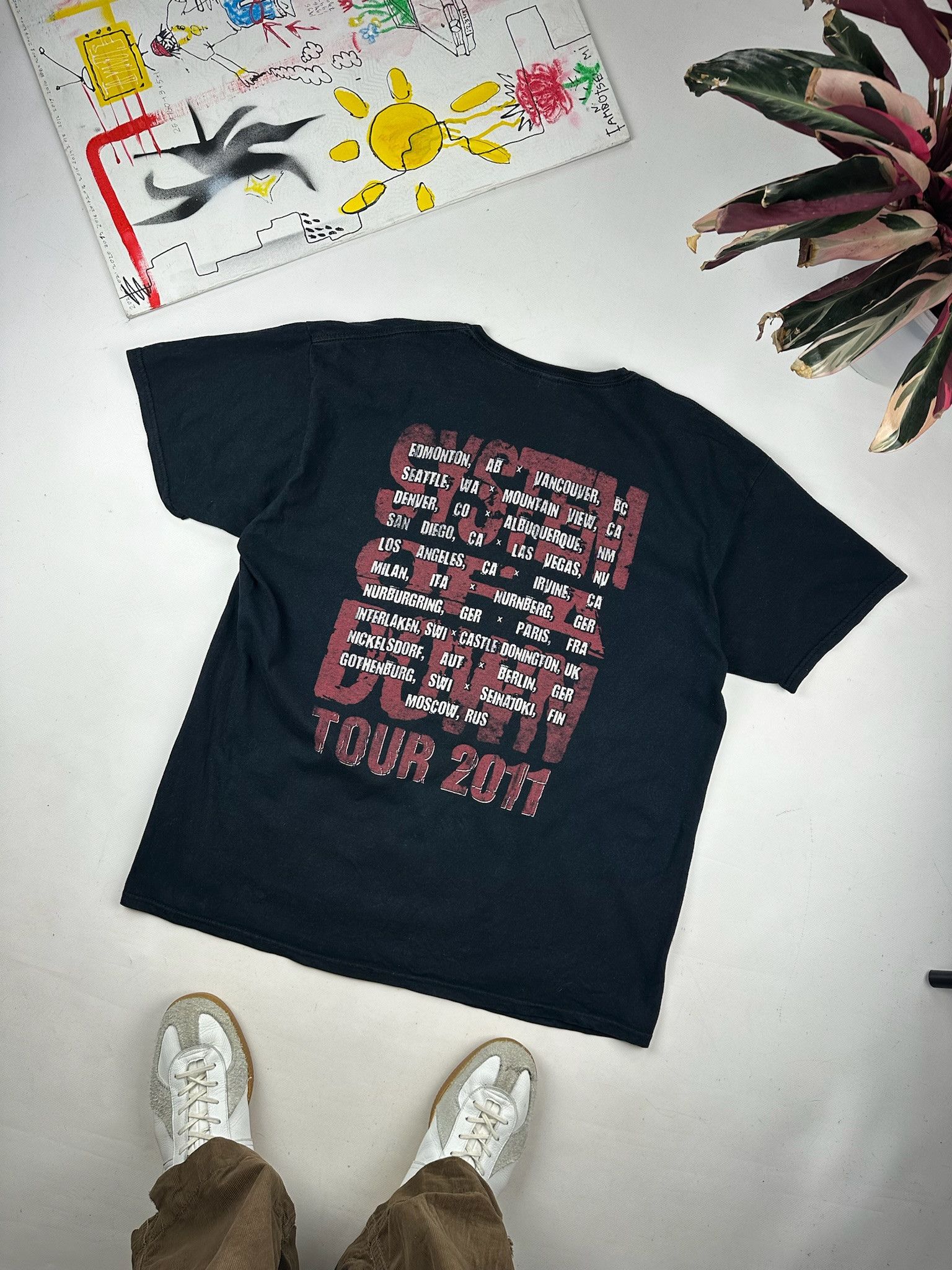Band Tees Vintage 2000s System of a Down Band Tee Size US XL / EU 56 / 4 - 6 Thumbnail