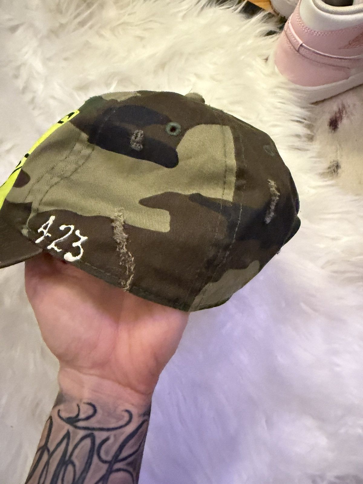 Other 1/1 Hand-Painted "Protect Yo Heart" cap Size ONE SIZE - 3 Thumbnail