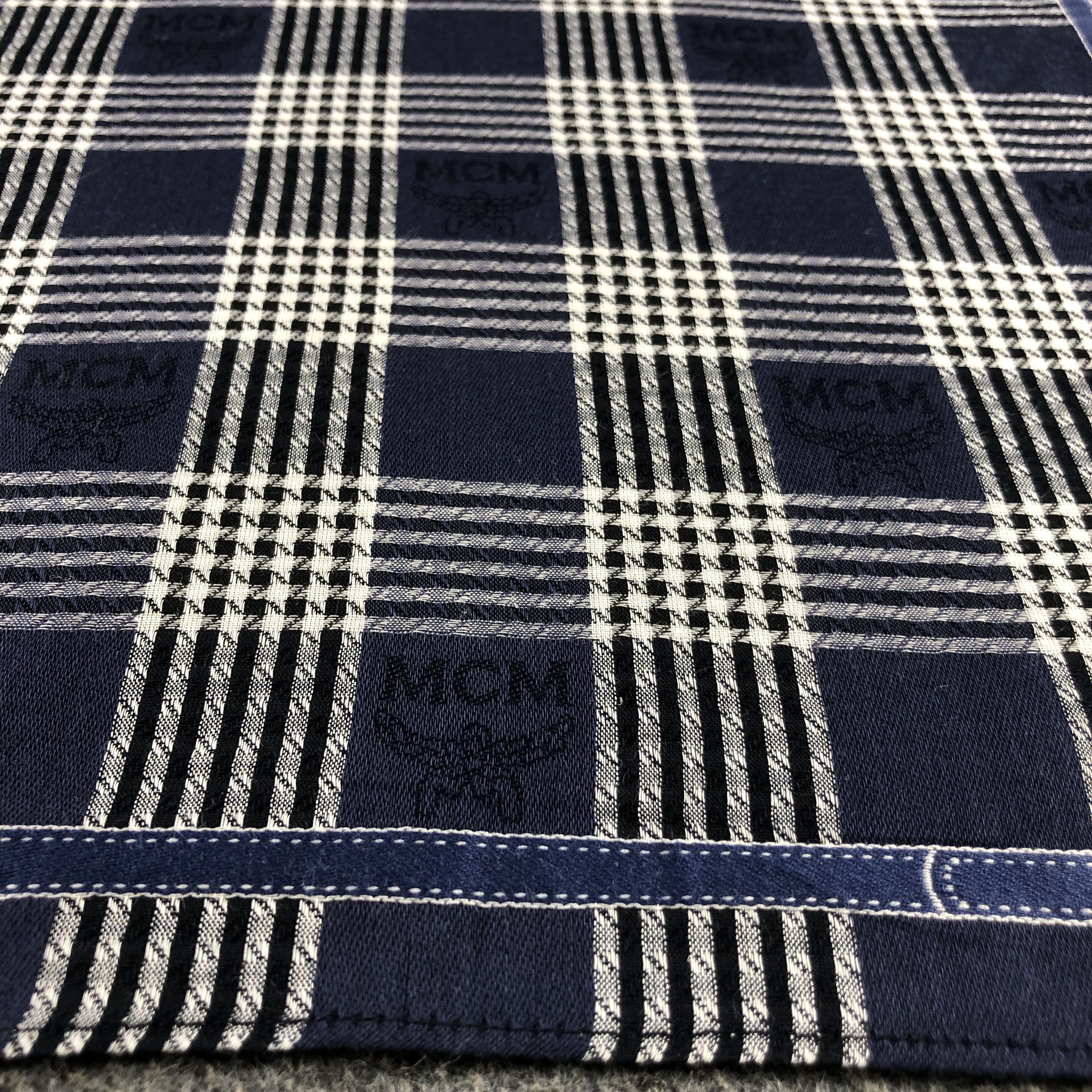 MCM MCM Tartan Handkerchief Neckerchief Bandana H2335 Size ONE SIZE - 5 Thumbnail