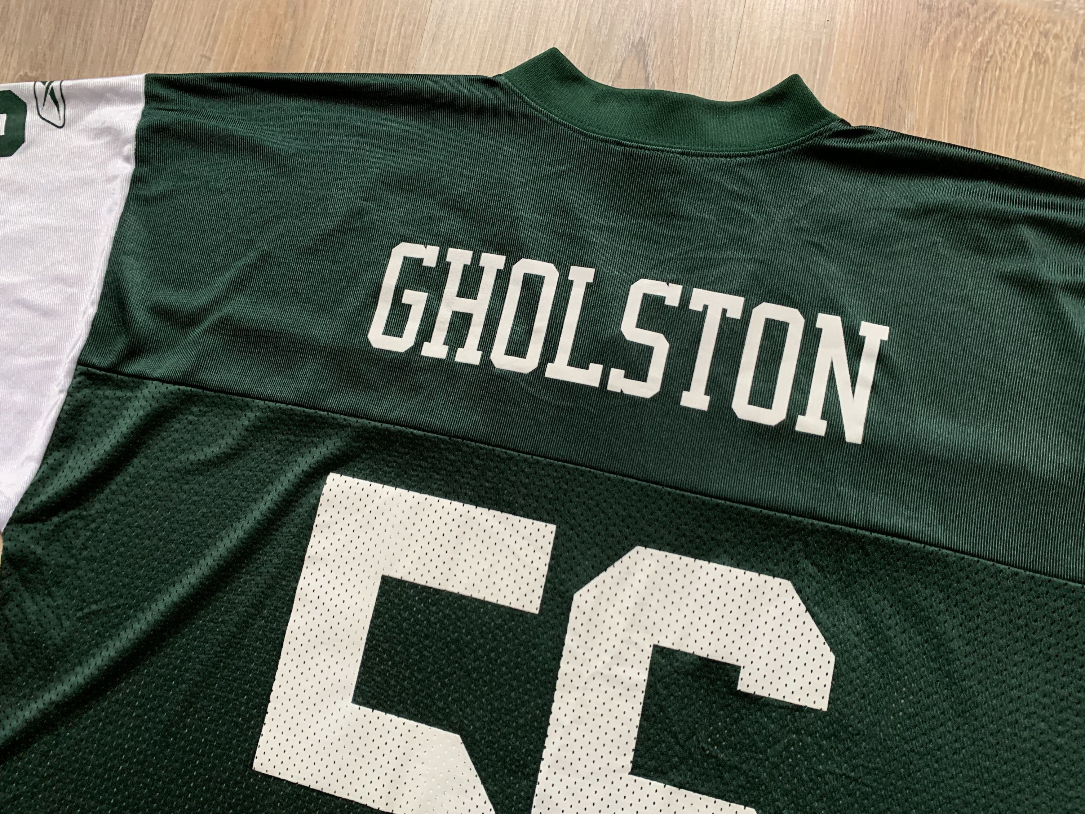 NFL × Reebok × Vintage NFLplayers New York Jets Vernon Gholston #56 Jersey 2008 Size US XL / EU 56 / 4 - 5 Thumbnail