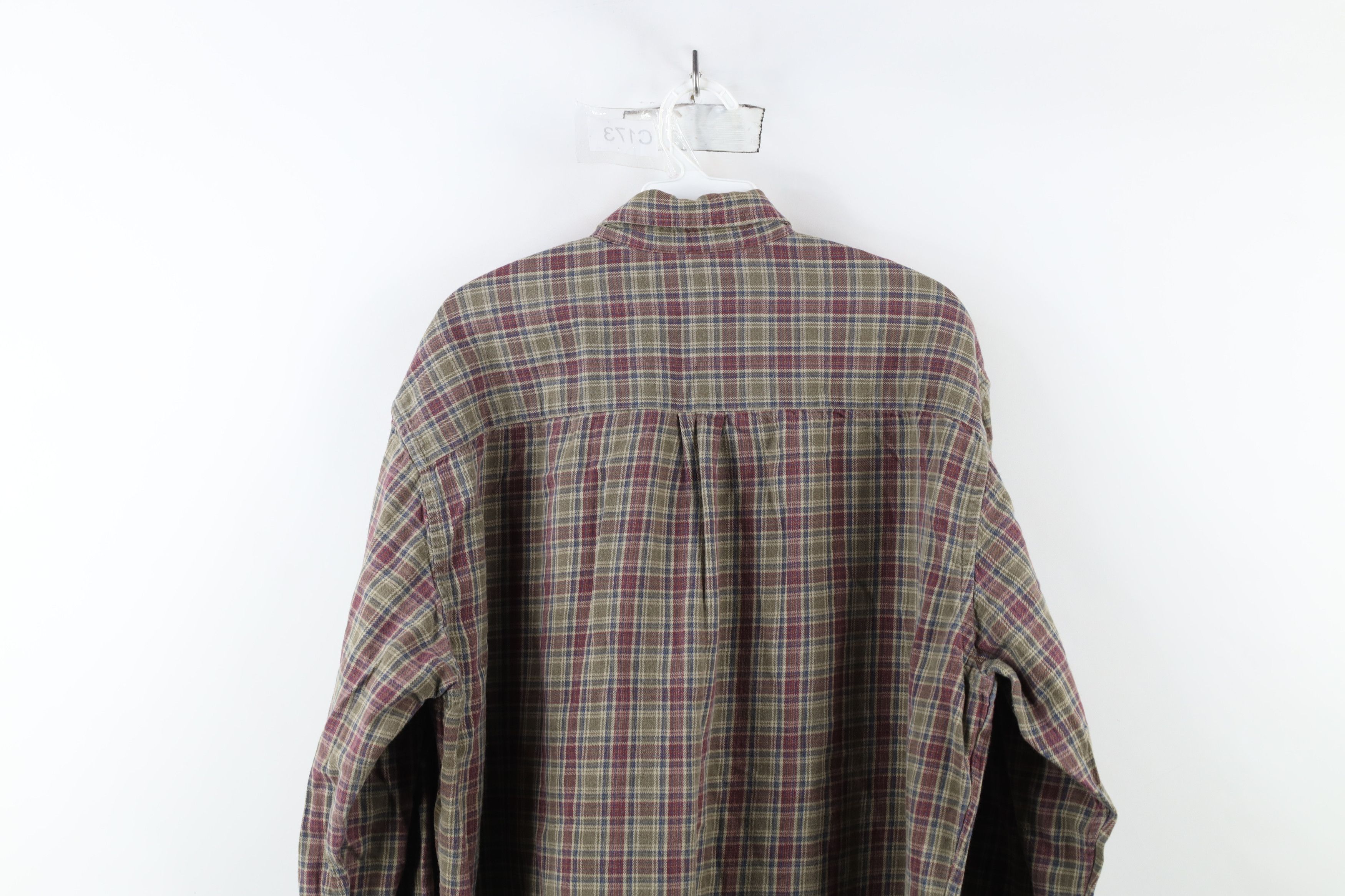 Vintage Vintage 90s Streetwear Collared Button Down Shirt Plaid Size US XL / EU 56 / 4 - 9 Thumbnail
