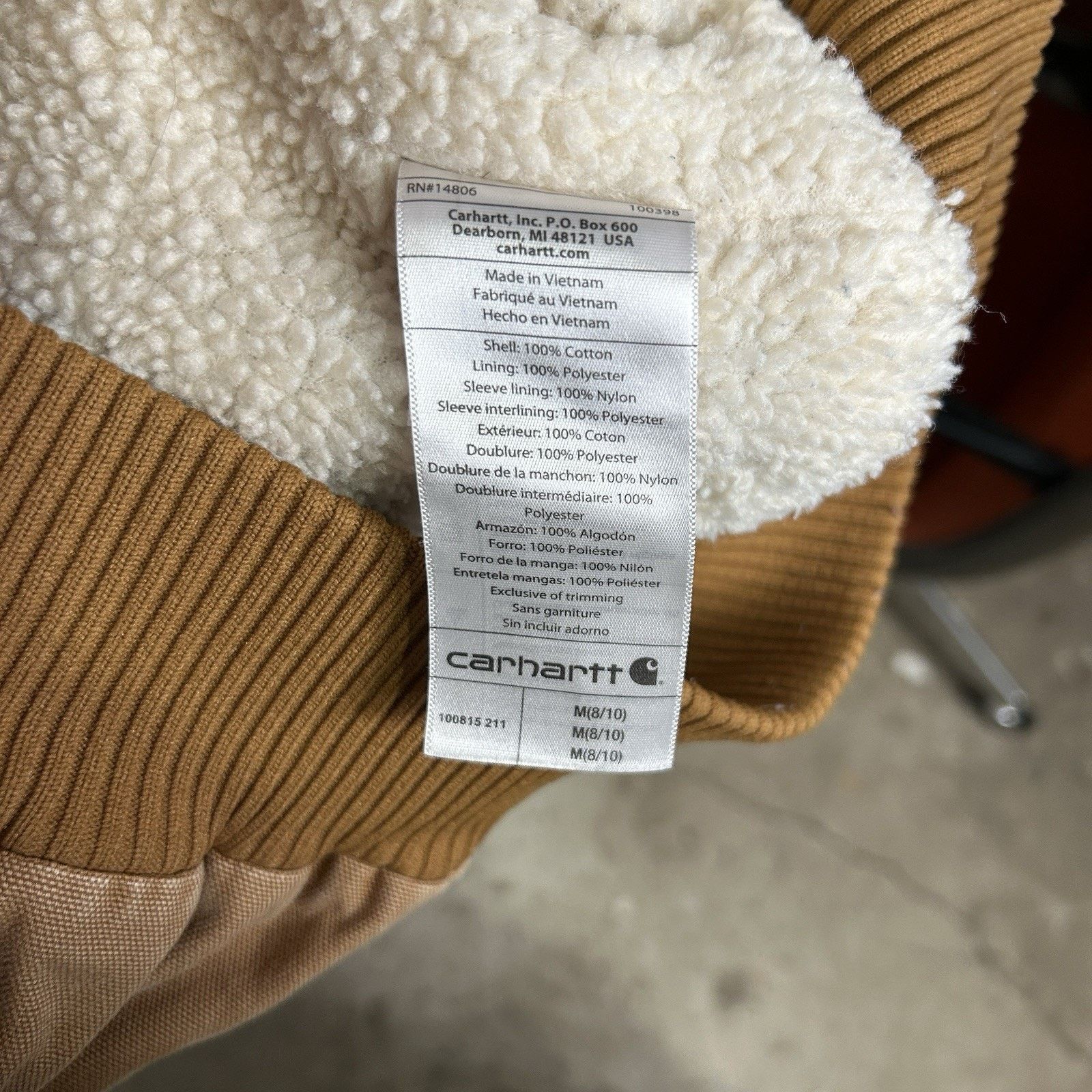 Carhartt Carhartt Sherpa-Lined Wildwood Jacket “Brown” 100815-211 Size M / US 6-8 / IT 42-44 - 12 Thumbnail
