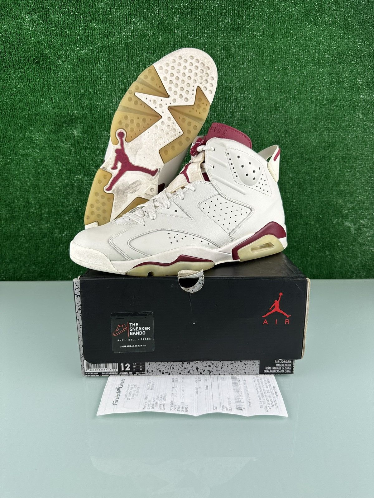 Jordan Brand Air Jordan 6 Retro 2015 Maroon Size 12 Size US 12 / EU 45 - 1 Thumbnail