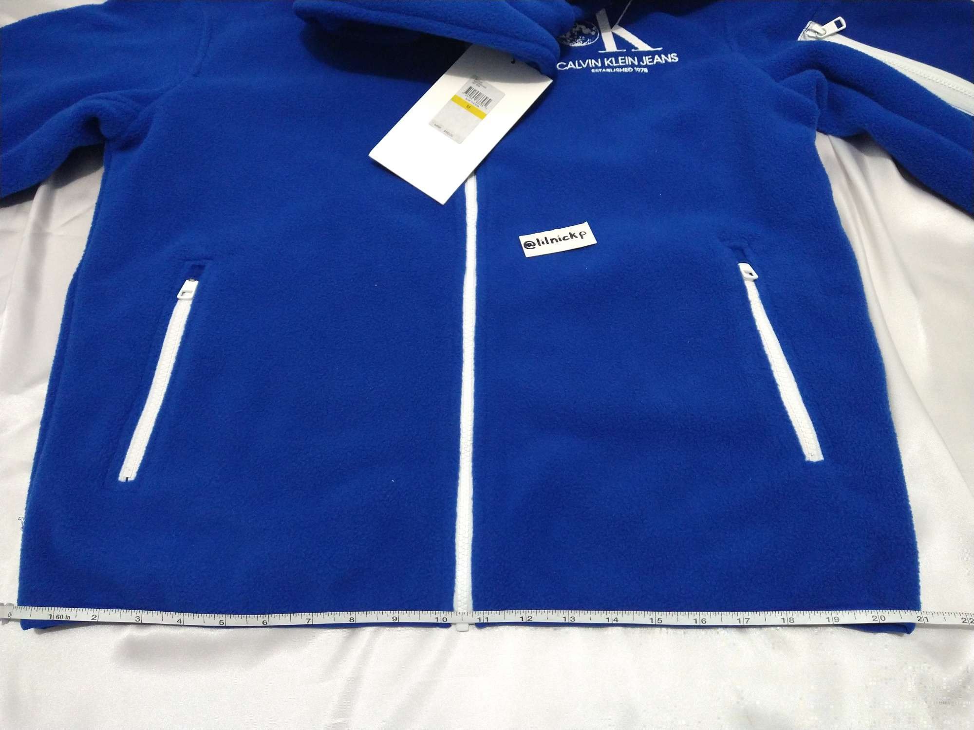 Calvin Klein 205W39NYC EST. 1978 Lunar Ascent OK Logo Fleece Jacket Size US M / EU 48-50 / 2 - 8 Thumbnail