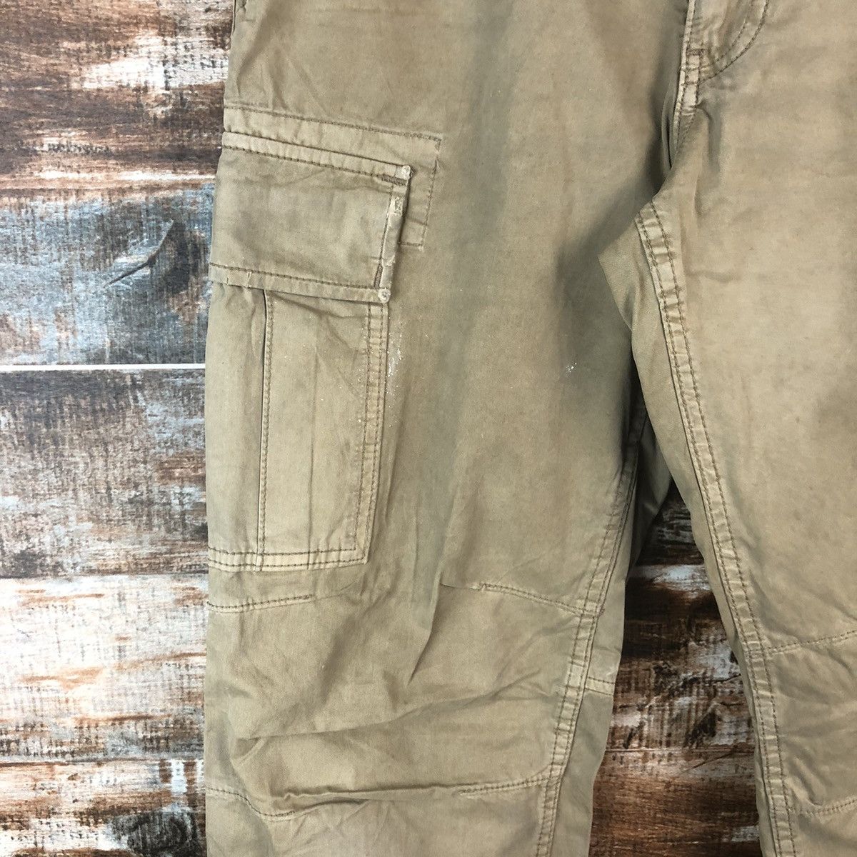 DLL Uniqlo utility Brown Cargo Multipocket Pants #C218