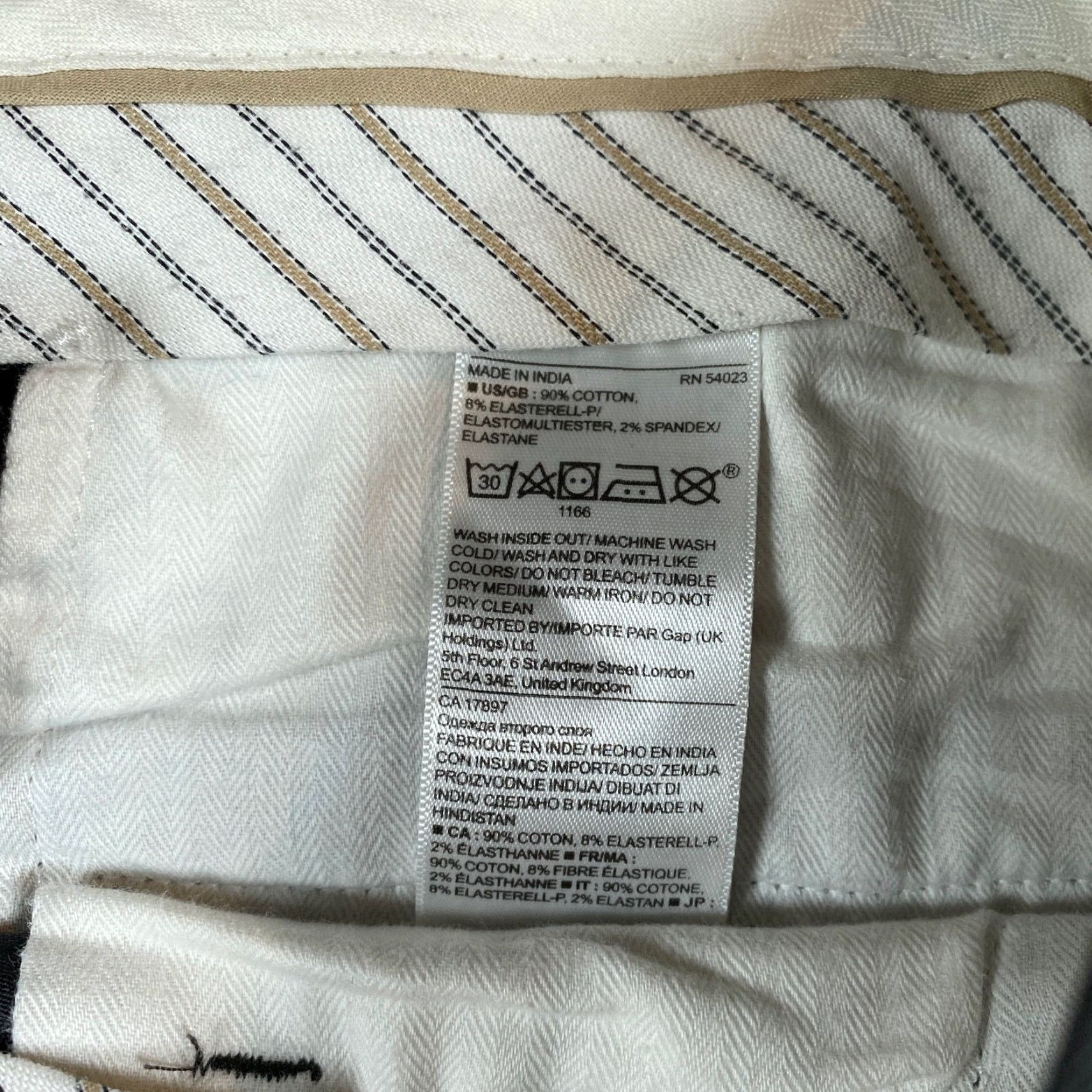 Banana Republic Banana Republic Mens Pants Gray Fulton Chino Cotton Stretch 36x32 37x31 Regular Straight Front Pocket Slash Pocket Size US 36 / EU 52 - 6 Thumbnail