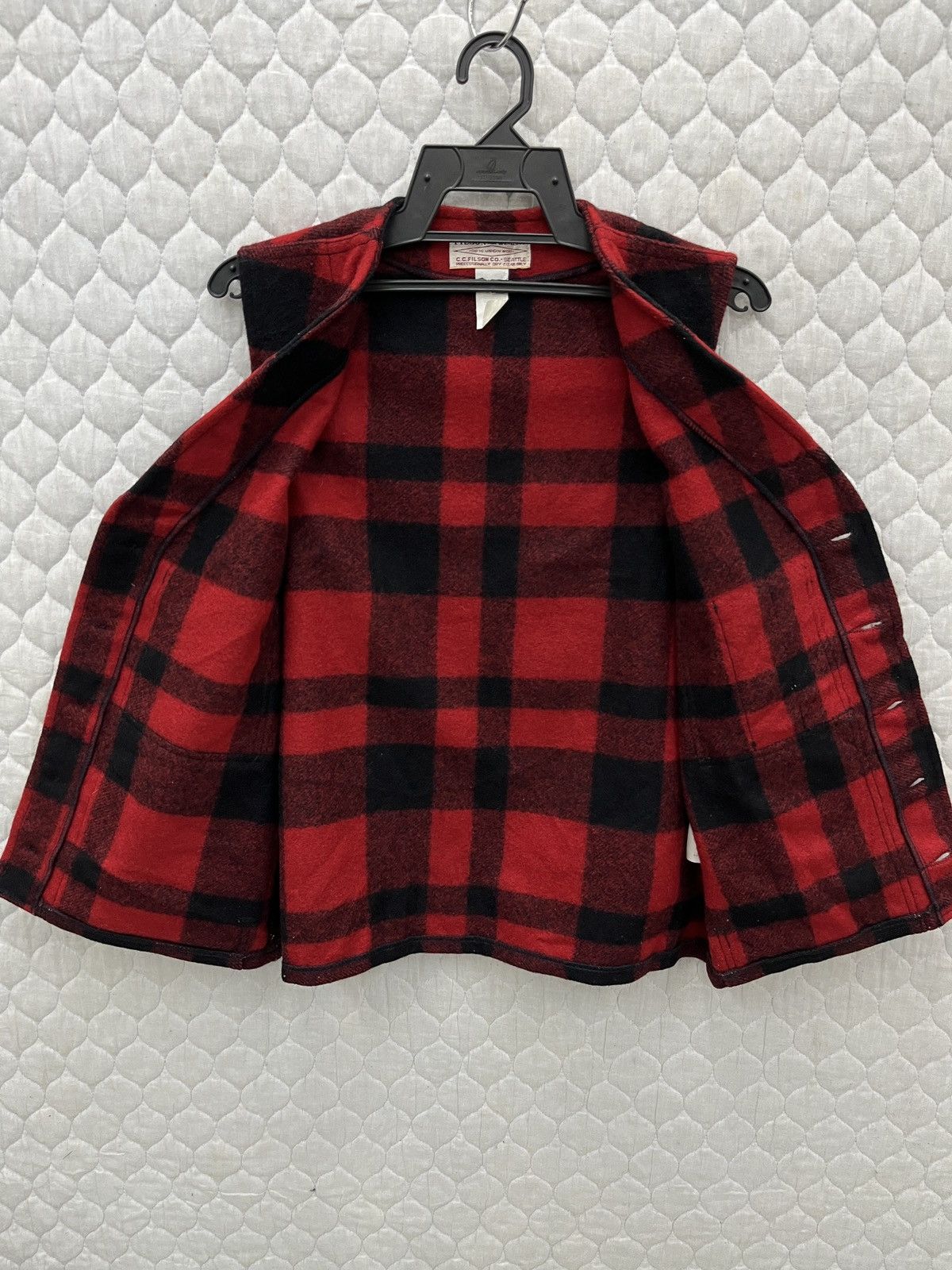 🔥🔥🔥STEALS VINTAGE FILSON MACKINAW WOOL VEST STYLE 20