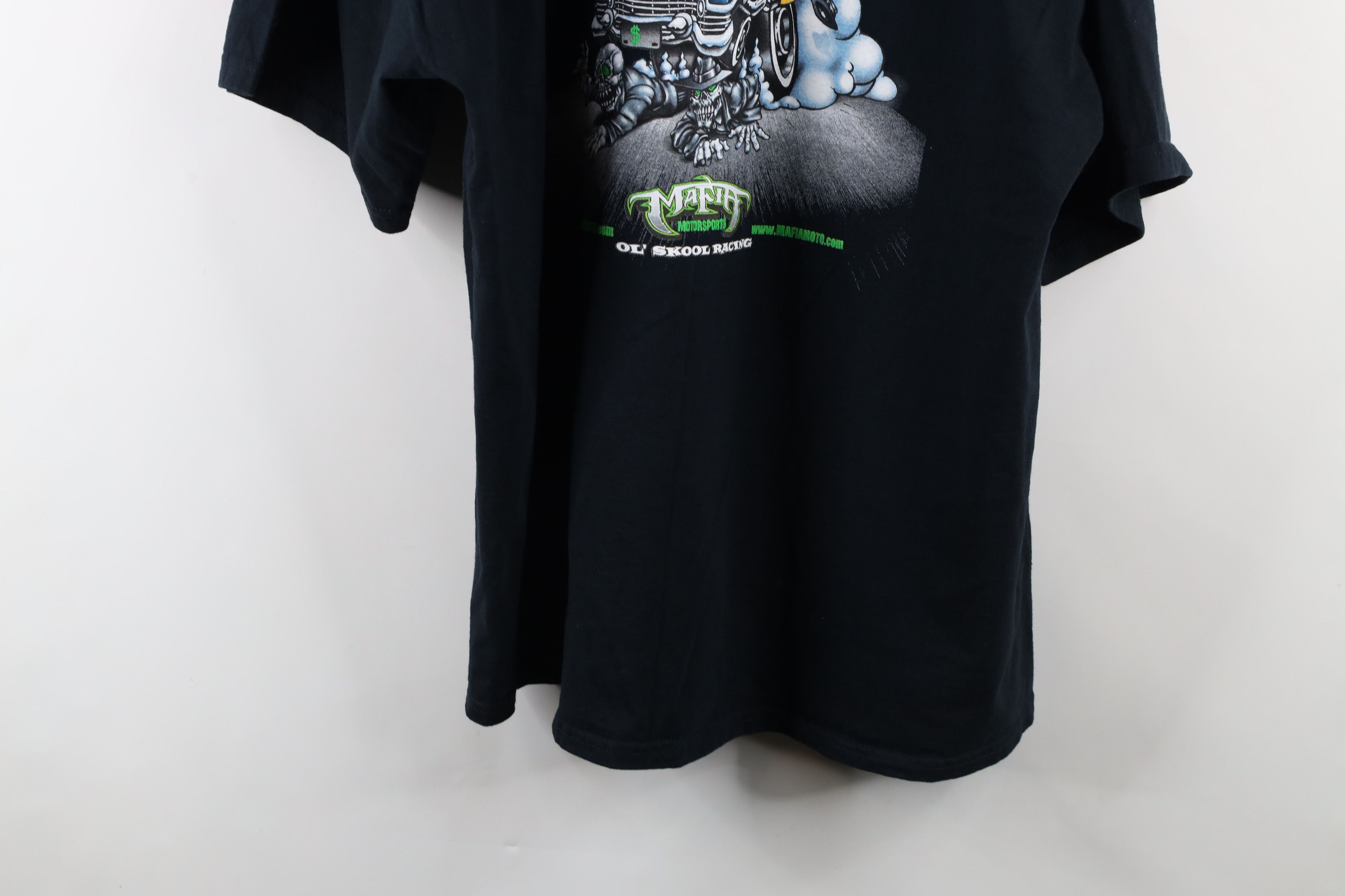 Vintage Vintage Y2K Streetwear Motorsports Ol Skool Racing T-Shirt Size US XXL / EU 58 / 5 - 11 Thumbnail
