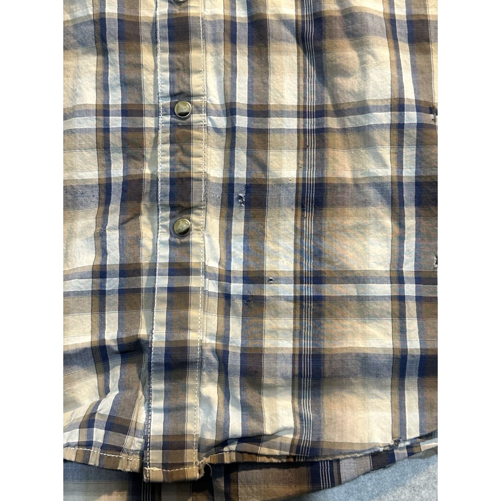 Wrangler Wrangler Retro Western Shirt Men's L 100% Cotton Pearl Snap Plaid Cowboy Front Pocket Long Sleeve Multicolor Classic Western Size US L / EU 52-54 / 3 - 5 Thumbnail