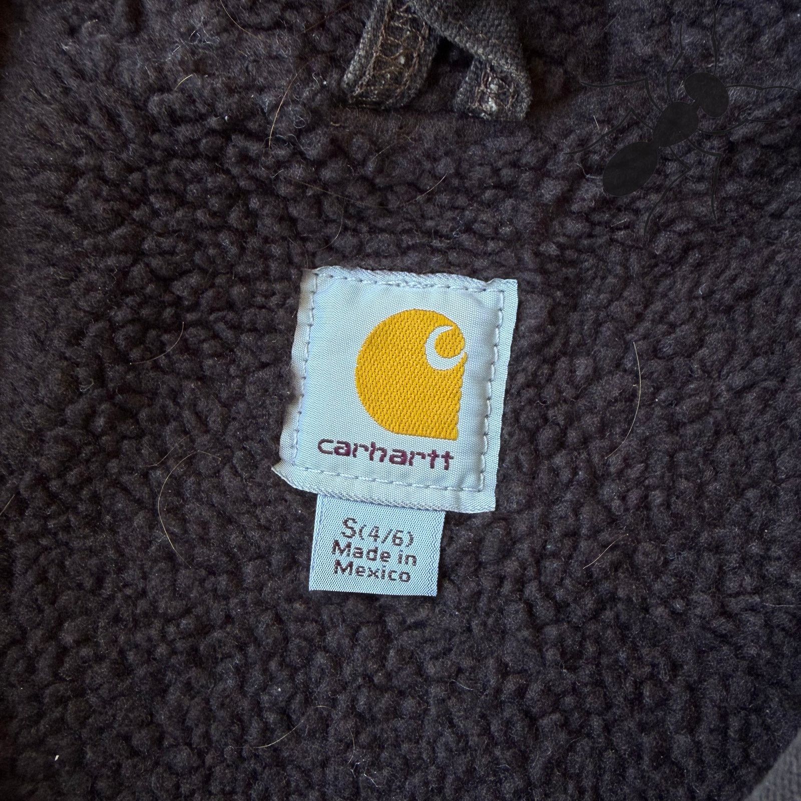 Carhartt × Vintage Carhartt DKB brown sherpa lined hooded work wear jacket Size US S / EU 44-46 / 1 - 7 Thumbnail