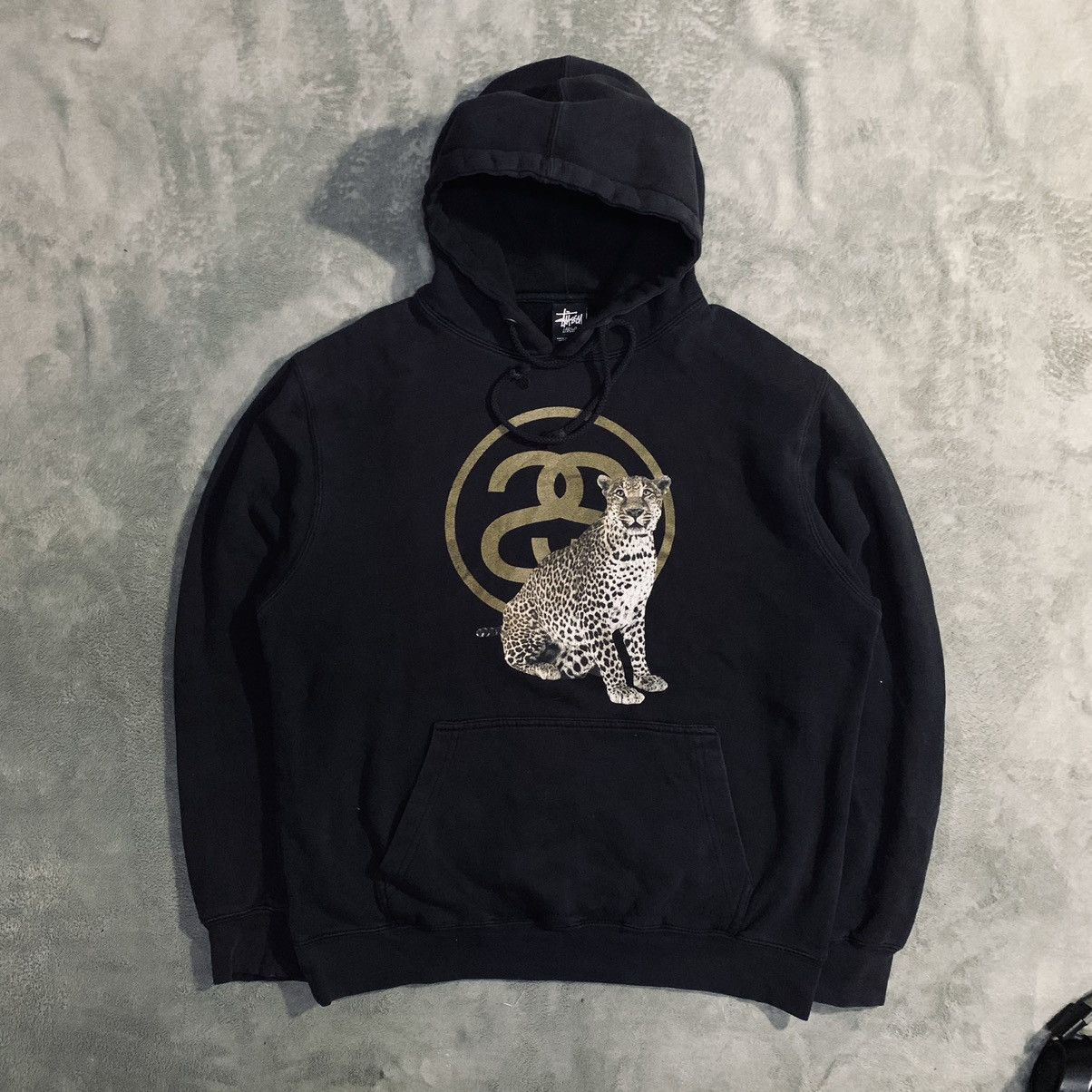 Stussy Stussy double face label contrast stitch zip hoodie | Grailed
