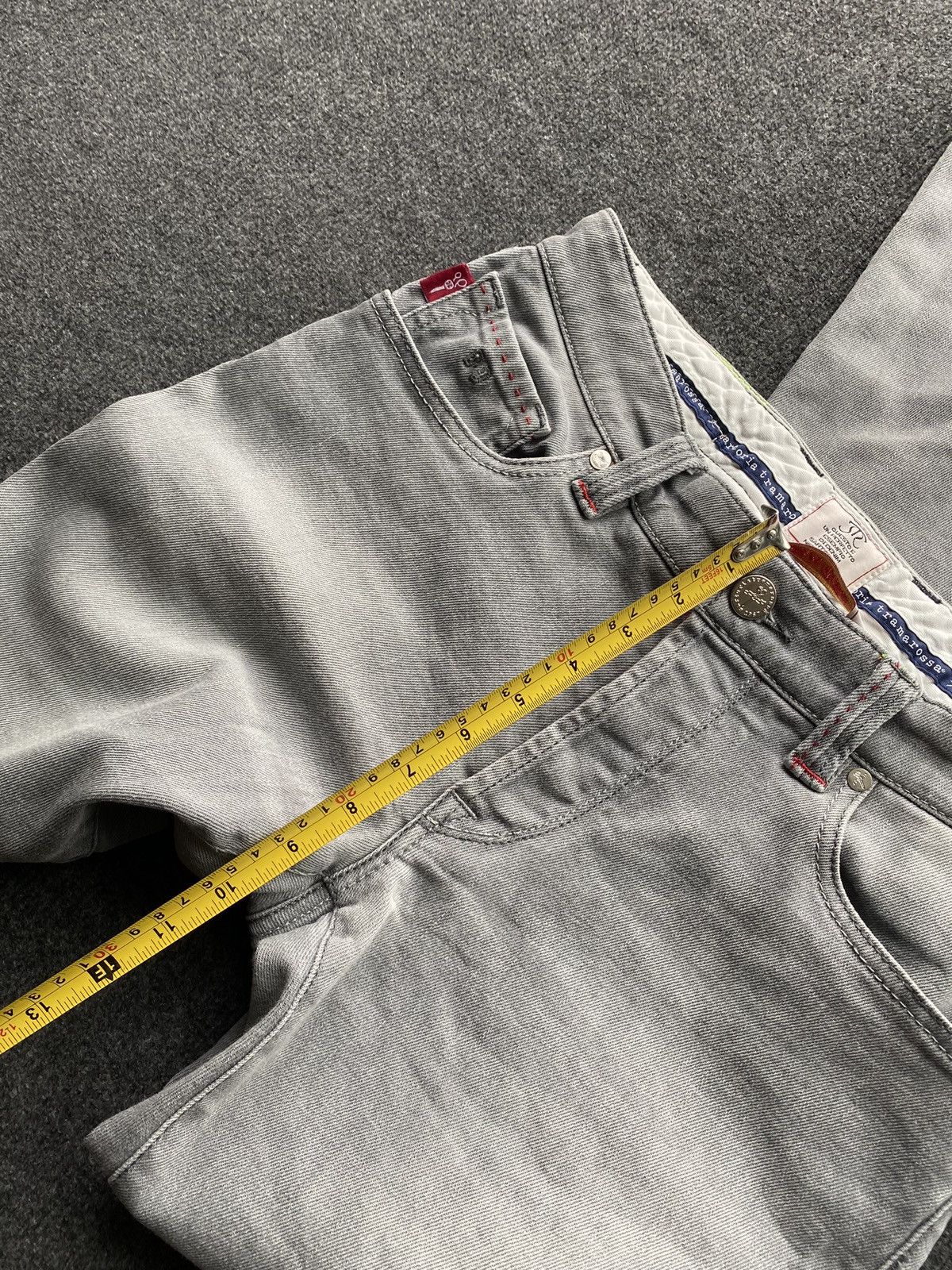 Other 🔥Tramarossa Sartoria Gray Designer straight jeans 30 Size US 30 / EU 46 - 13 Thumbnail