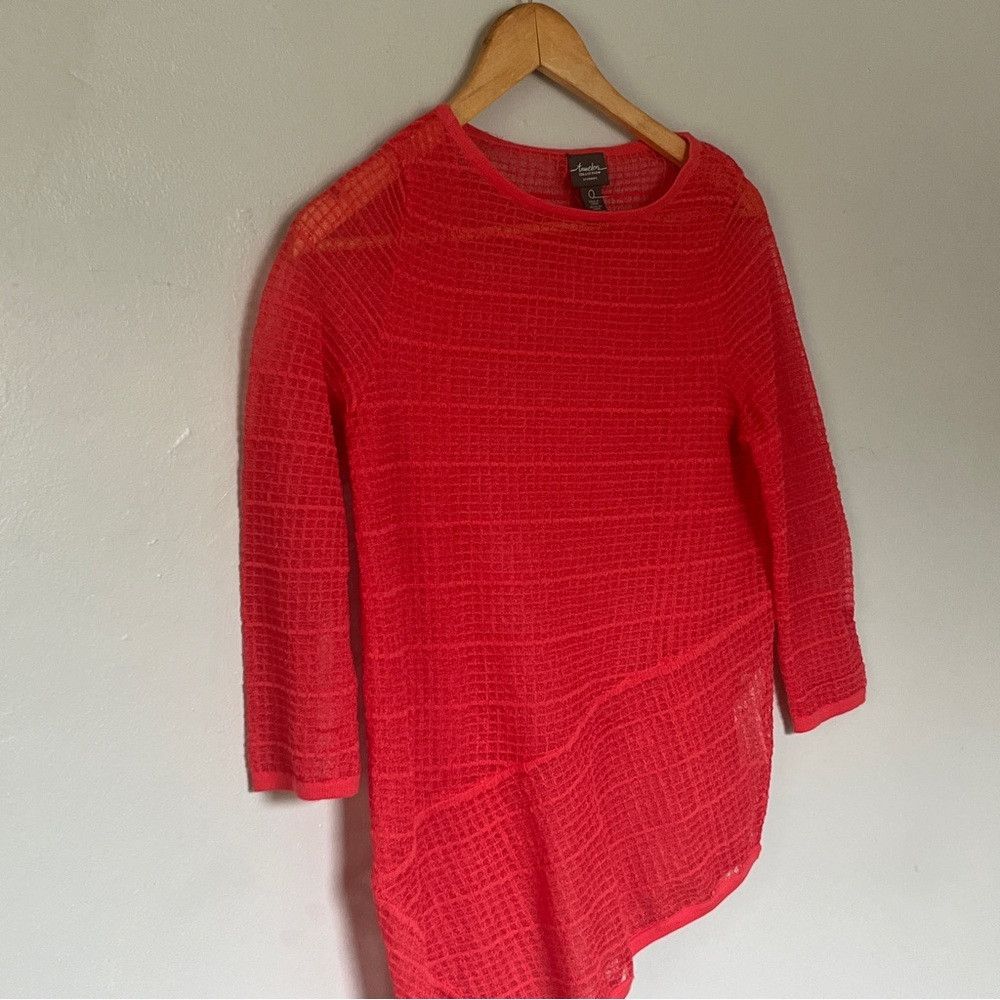 Chicos Chicos Travelers Tunic Knitted Knit Pullover Pink Small Size S / US 4 / IT 40 - 2 Thumbnail