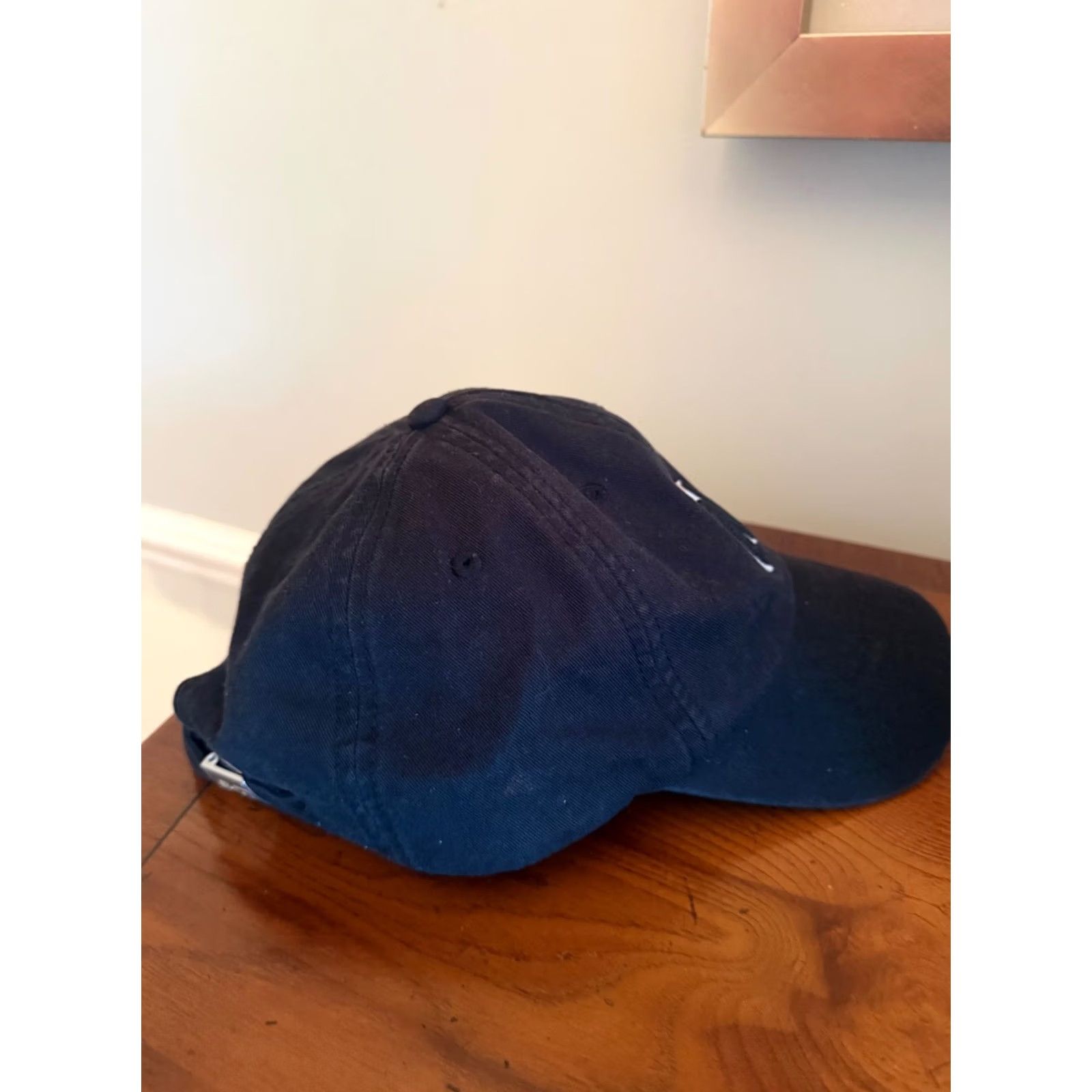 New Balance New Balance Mens Black Relaxed Fit Strapback Adjustable Hat Size ONE SIZE - 4 Thumbnail