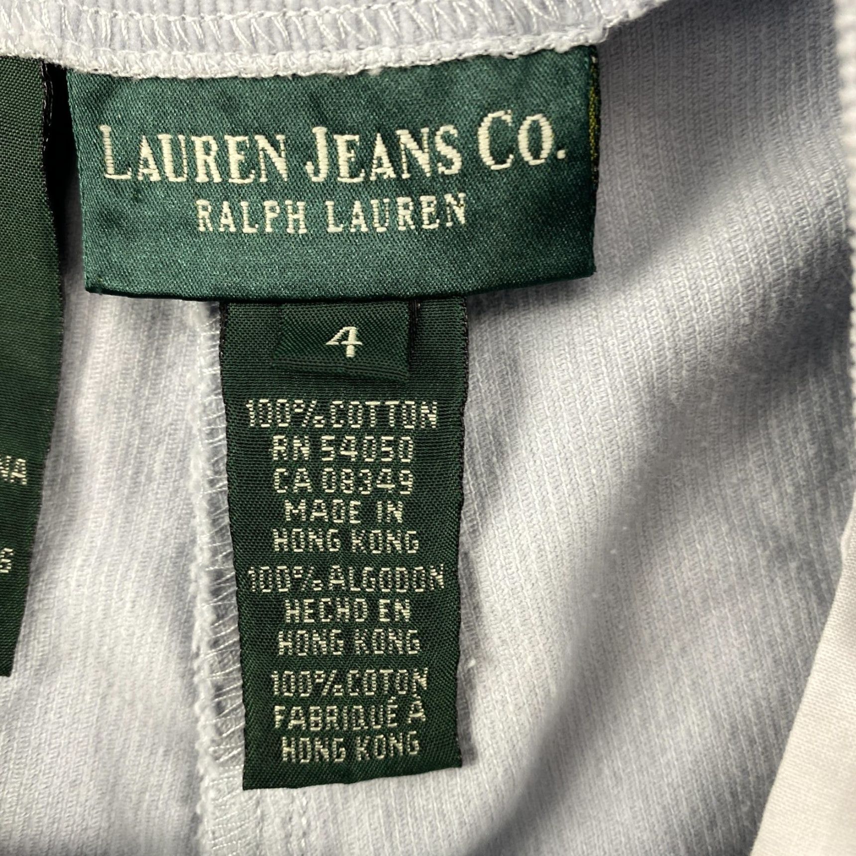 Ralph Lauren Lauren Jeans Co Ralph Lauren Pants Womens 4 Light Gray Corduroy Bootcut Casual Size 27" / US 4 / IT 40 - 7 Thumbnail