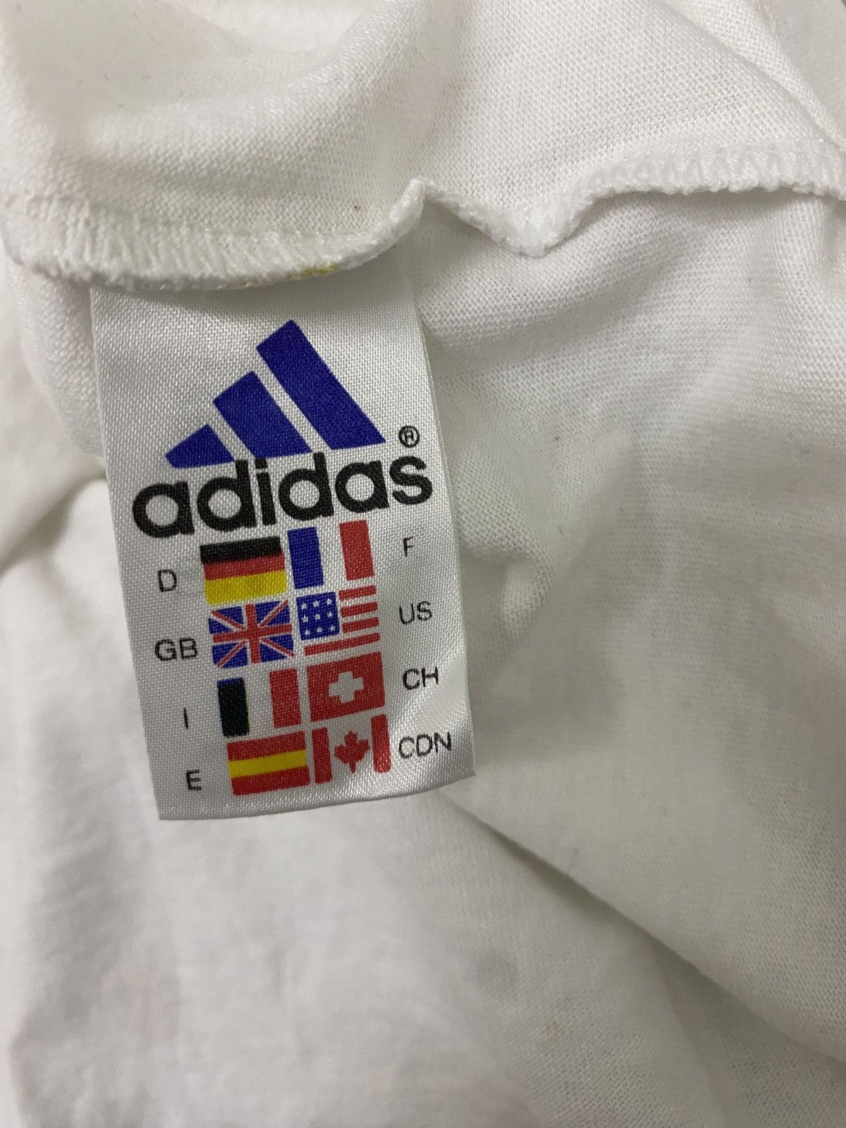 Adidas × Vintage VINTAGE 90s ADIDAS BASKETBALL T-SHIRT Size US L / EU 52-54 / 3 - 6 Thumbnail