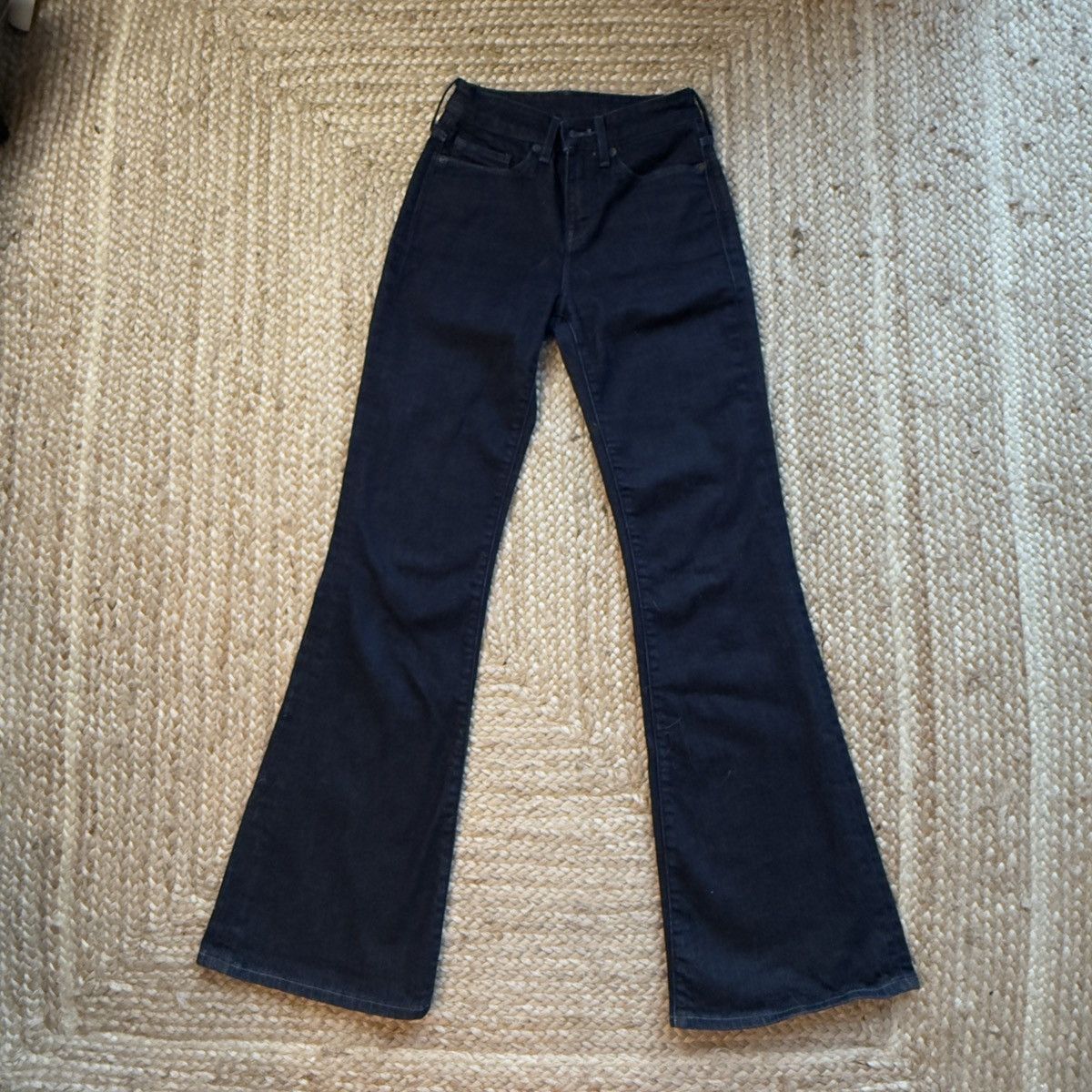 Levi's Made & Crafted Levi's Made & Crafted Sweep High Flare Jeans 24 dark blue Size 24" / US 00 / IT 34 - 1 Thumbnail