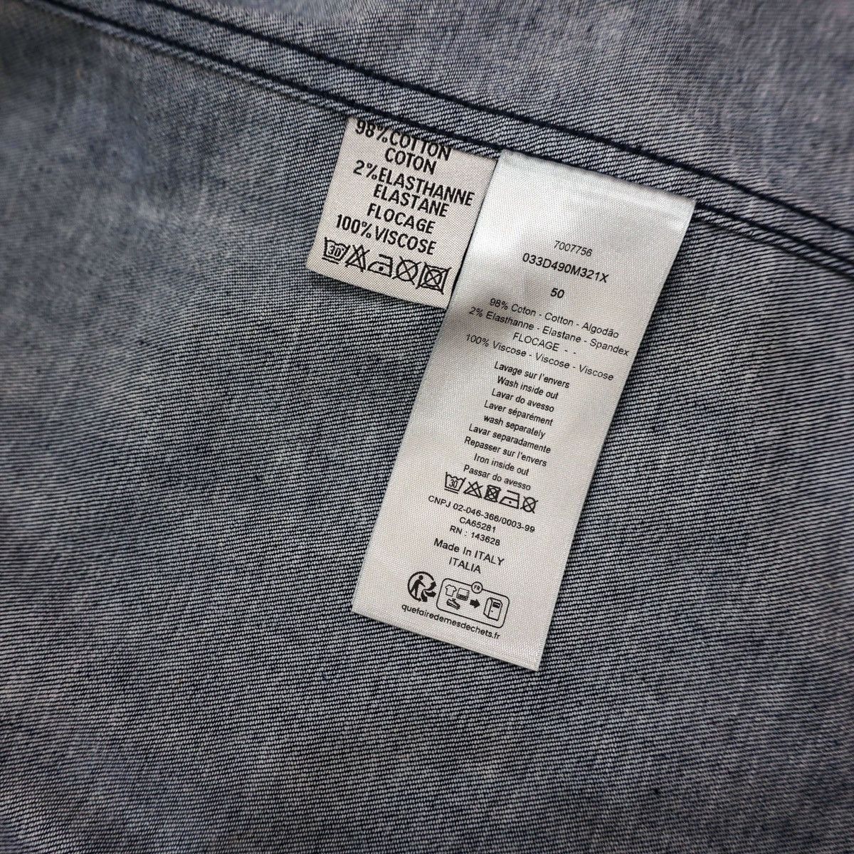 Dior Dior Oblique Grey Denim Jacket Size US L / EU 52-54 / 3 - 9 Thumbnail