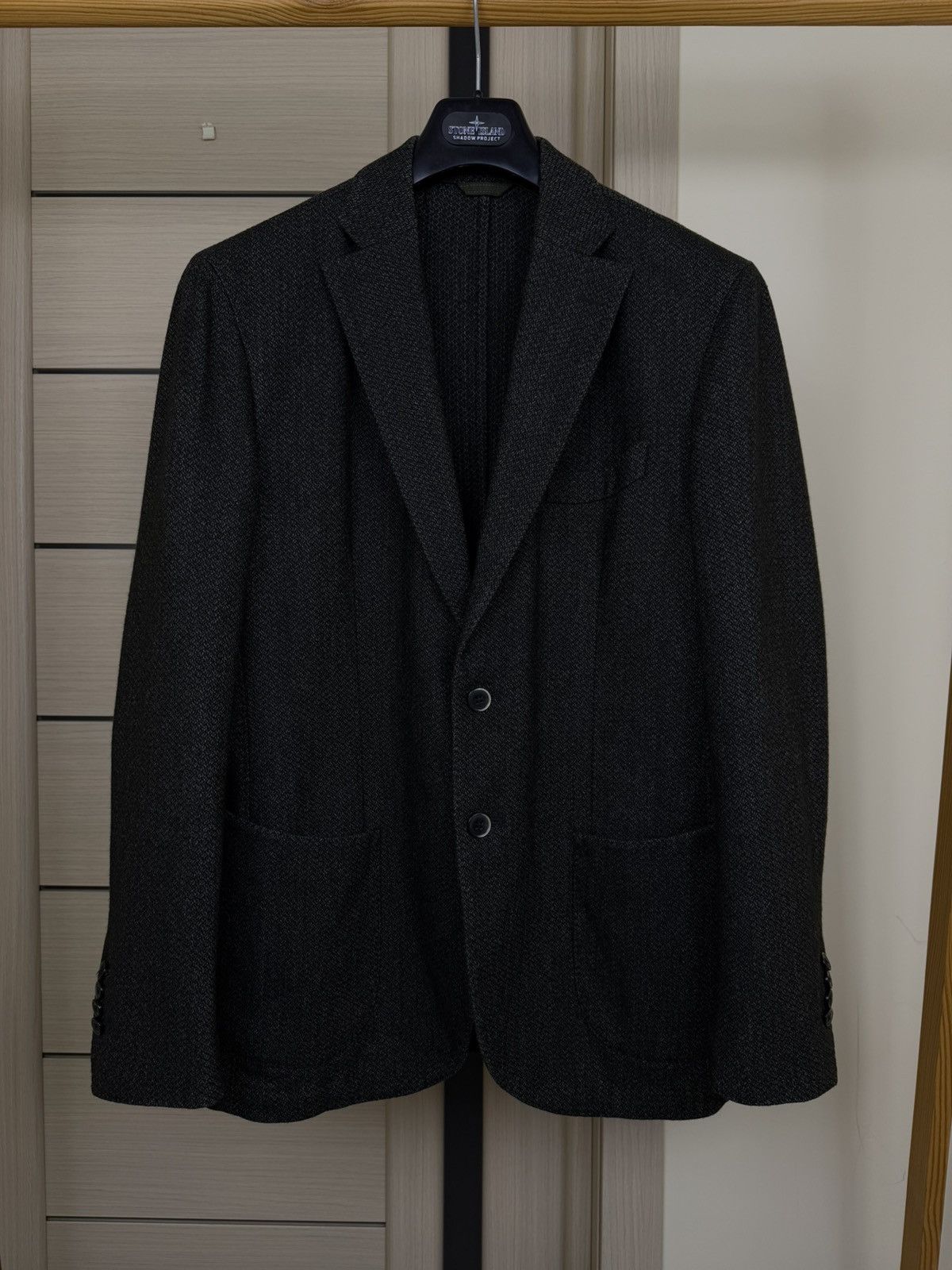 Rose and Born Lubiam unlined Mesh Wool Sport Blazer Jacket
