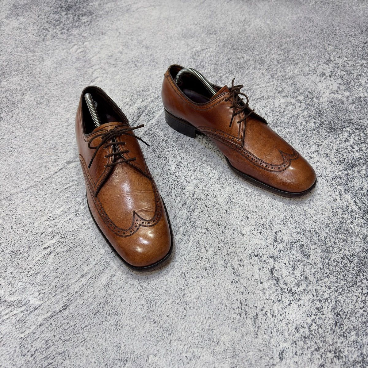 Barker Barker Vintage Brown Derbies US8.5 UK7.5 EU41.5 Size US 8.5 / EU 41-42 - 3 Thumbnail