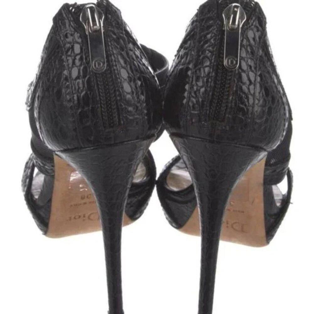 Dior Dior Black Court Heels Size US 8 / IT 38 - 4 Thumbnail