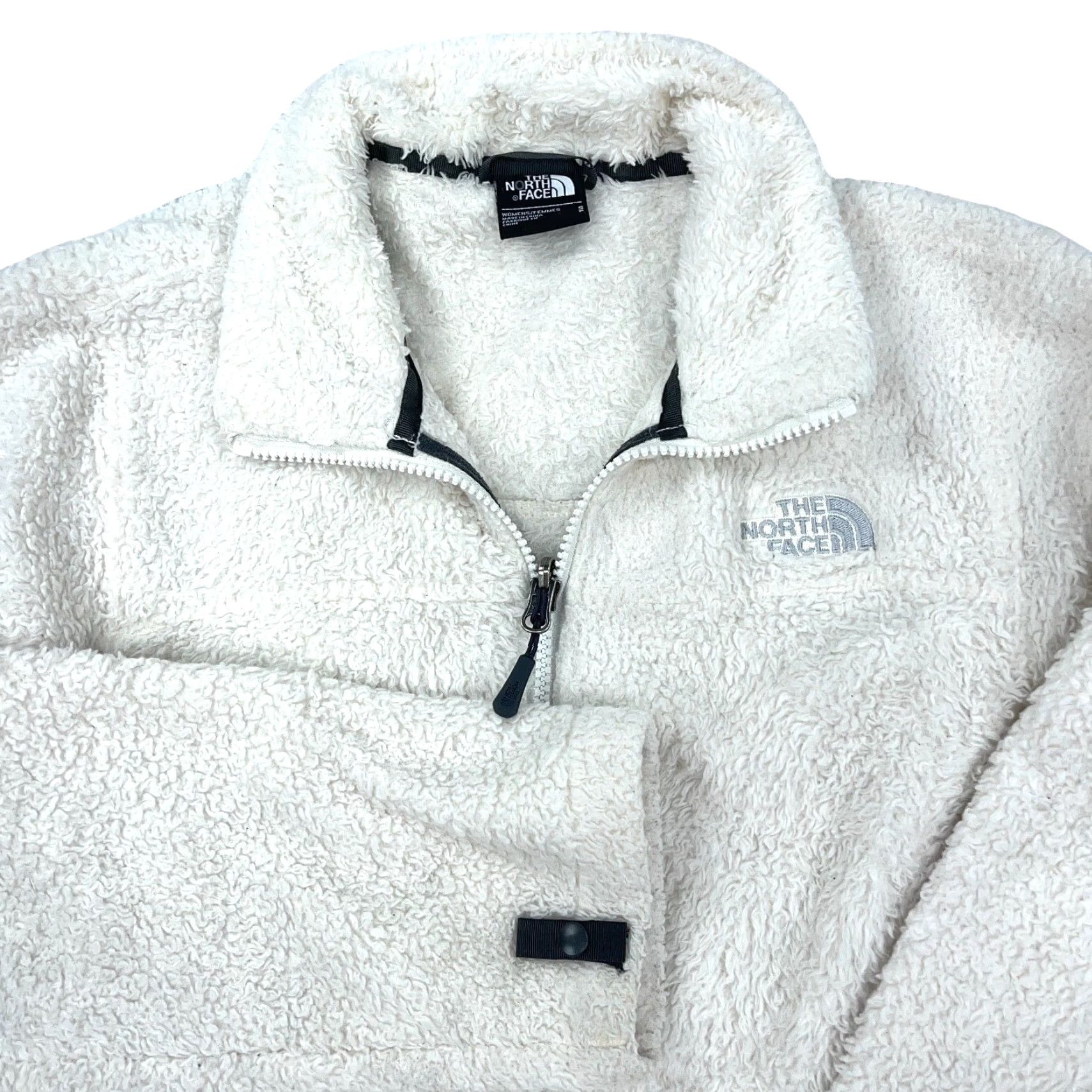 The North Face The North Face Jacket Women Small White Fleece Interchange Layer All Seasons Full Zip Short Sleeve Regular Size S / US 4 / IT 40 - 2 Thumbnail