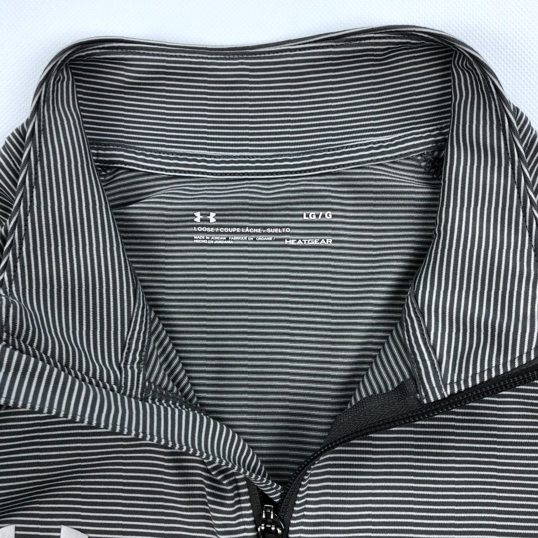 Under Armour Under Armour Stripe Tech 1/4 Zip Pullover Mens L Long Sleeve Performance Shirt Hoodie? Size US L / EU 52-54 / 3 - 4 Thumbnail