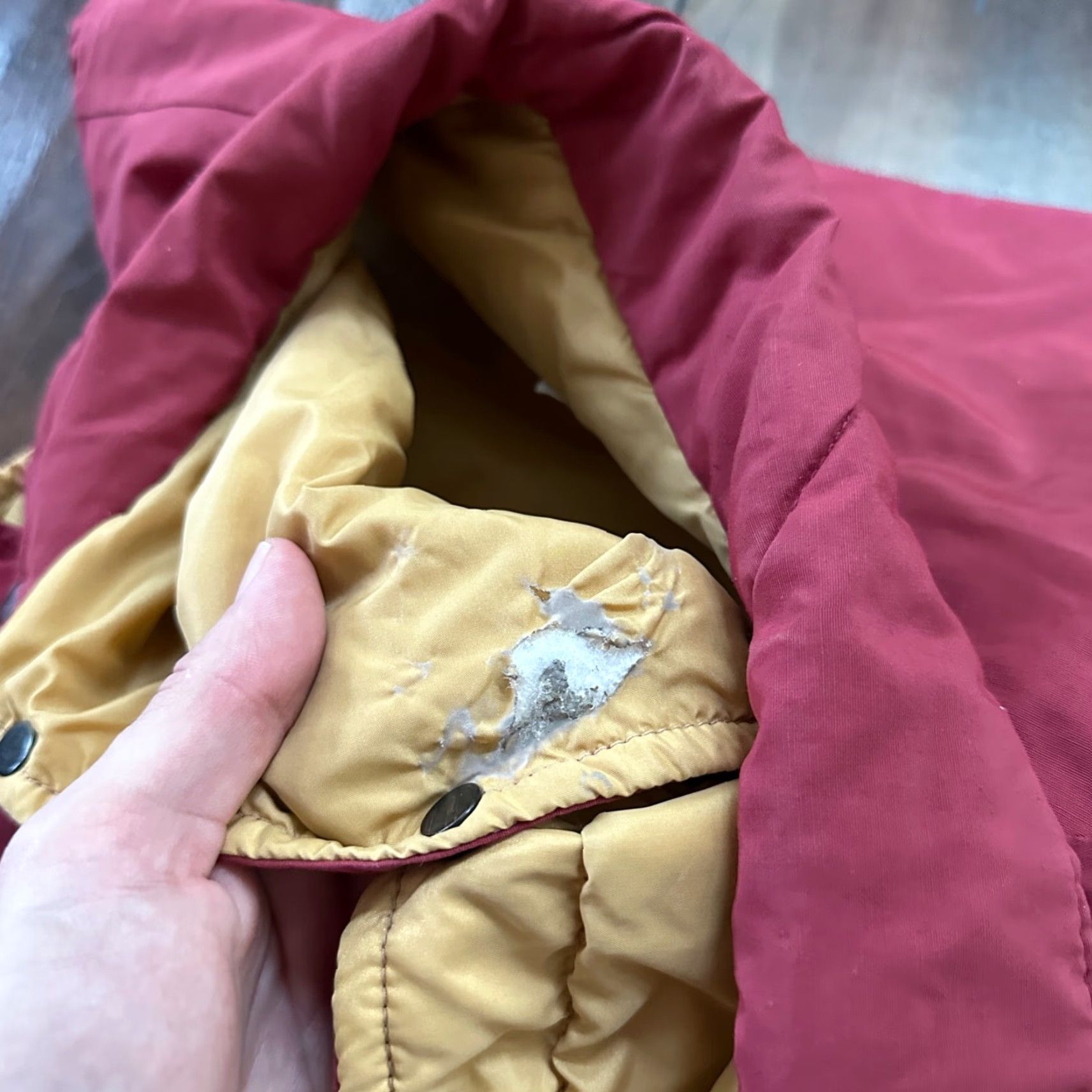 VINTAGE Columbia Vest 80s 3M Thinsulate Puffer Nylon Red M Men 