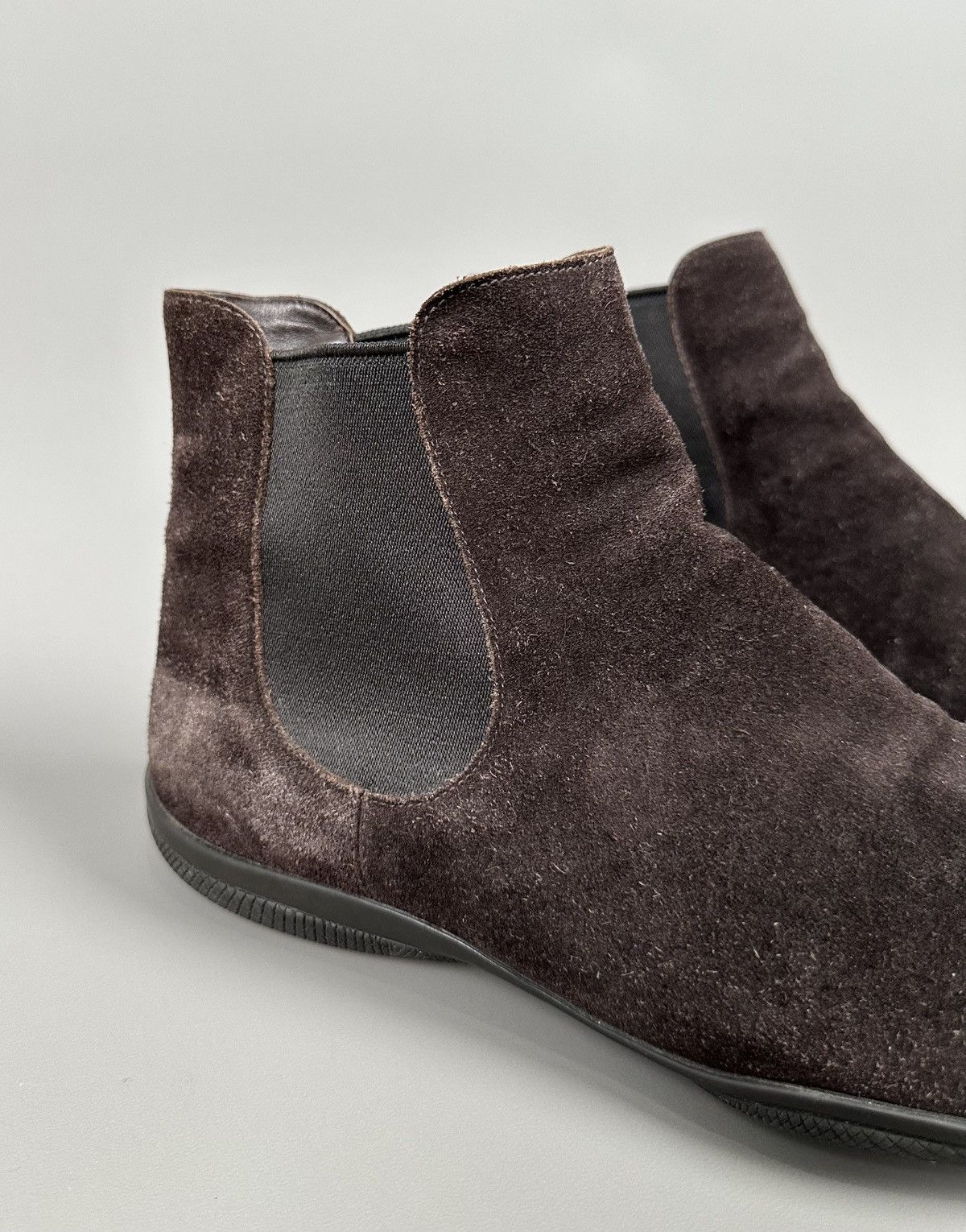 Prada Prada - Prada Sport - Suede Slip On Ankle Chelsea Boots Size US 10 / EU 43 - 6 Thumbnail
