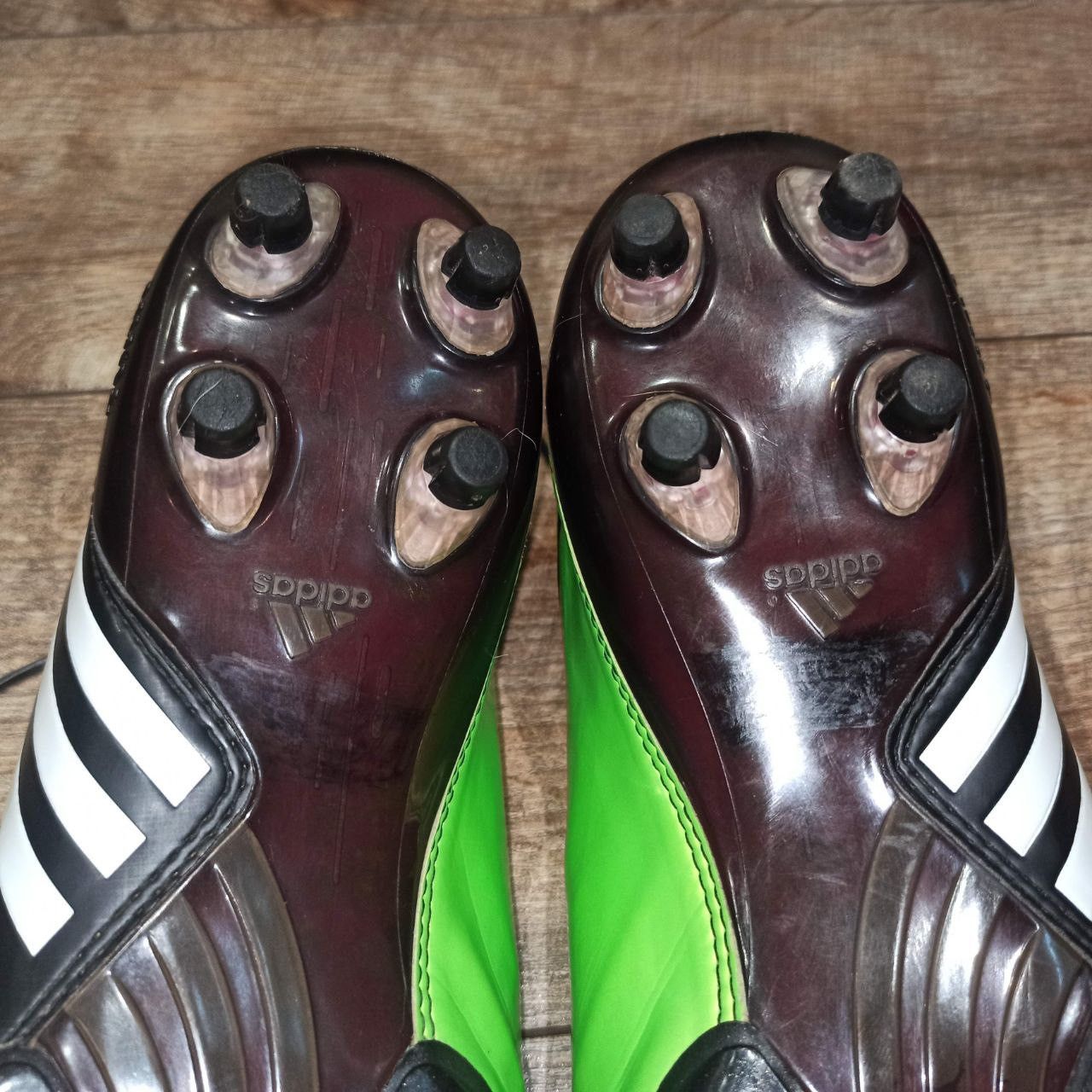 Adidas × Vintage Vintage Adidas F50 Tunit Soccer Cleats Football Boots Green Size US 12.5 / EU 45-46 - 10 Thumbnail