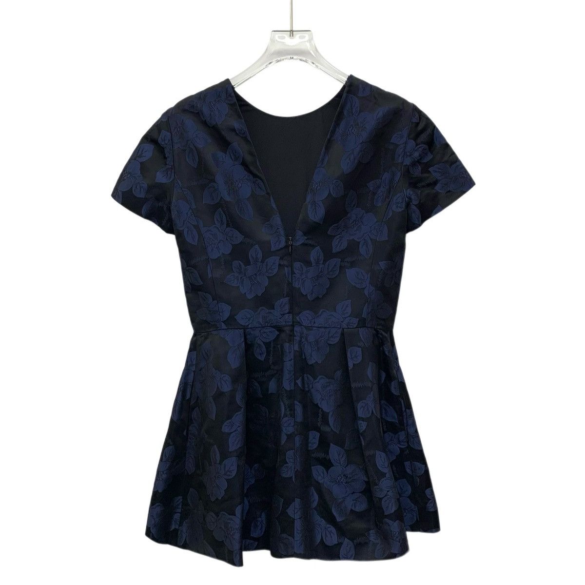 Dior Christian Dior Floral Print Short Sleeve Dress K26WX Size XS / US 0-2 / IT 36-38 - 2 Thumbnail