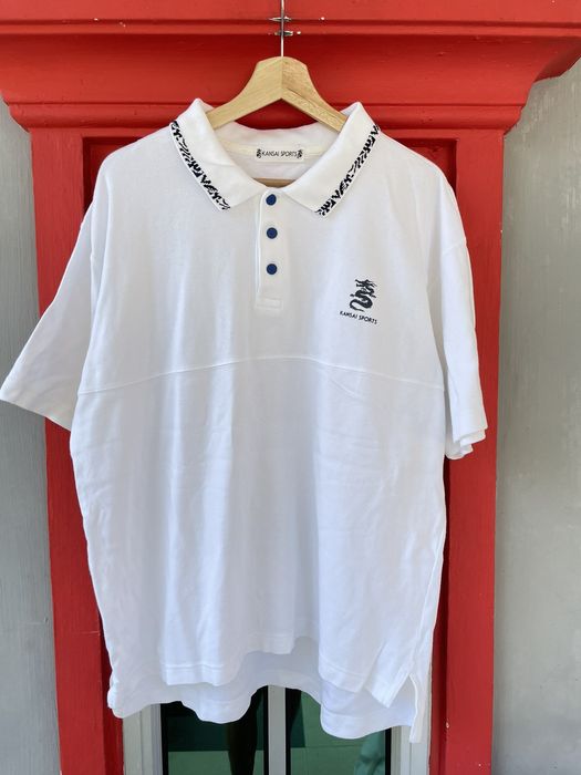 Issey Miyake Rare Vintage Kansai Sport Dragon Polo Tshirt | Grailed