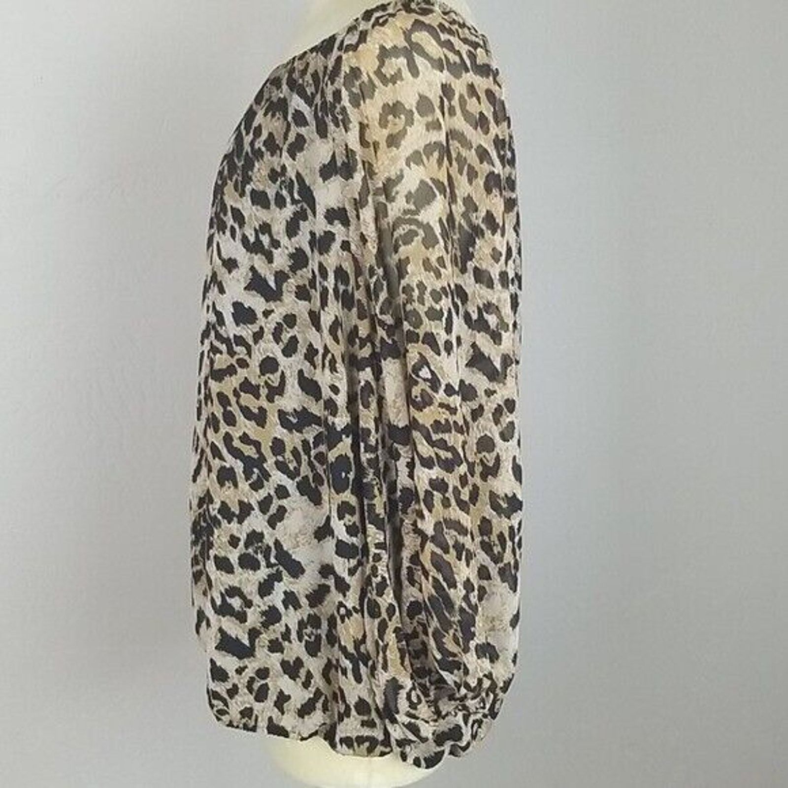 Vince Camuto Vince Camuto Top Plus Size Top Animal Print Long Sleeve 1X Size XXL / US 16-18 / IT 52-54 - 3 Thumbnail
