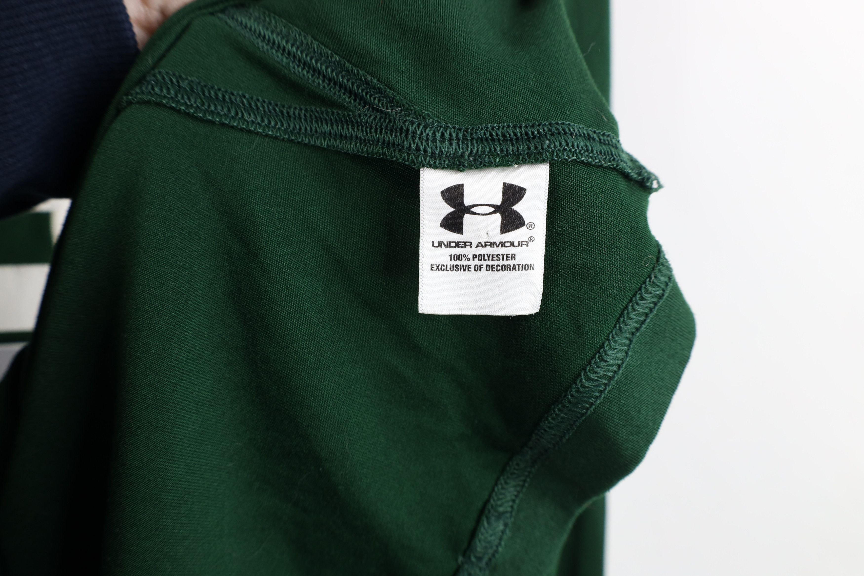 Under Armour × Vintage Under Armour State University Long Sleeve T-Shirt Green Size US M / EU 48-50 / 2 - 9 Thumbnail