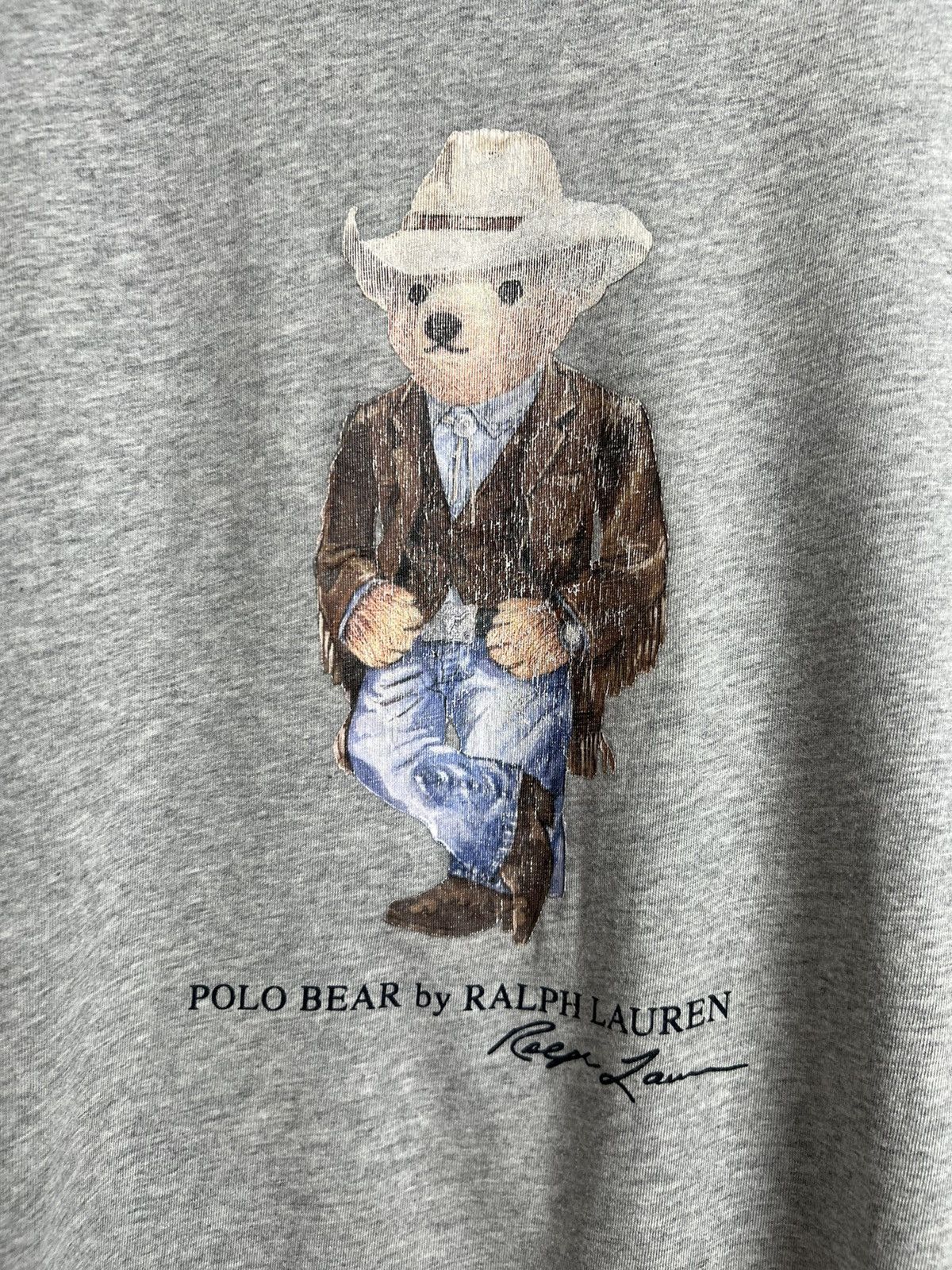 Denim & Supply Ralph Lauren × Ralph Lauren Polo Ralph Lauren Denim & Supply Polo Bear grey t-shirt M Size US M / EU 48-50 / 2 - 4 Thumbnail