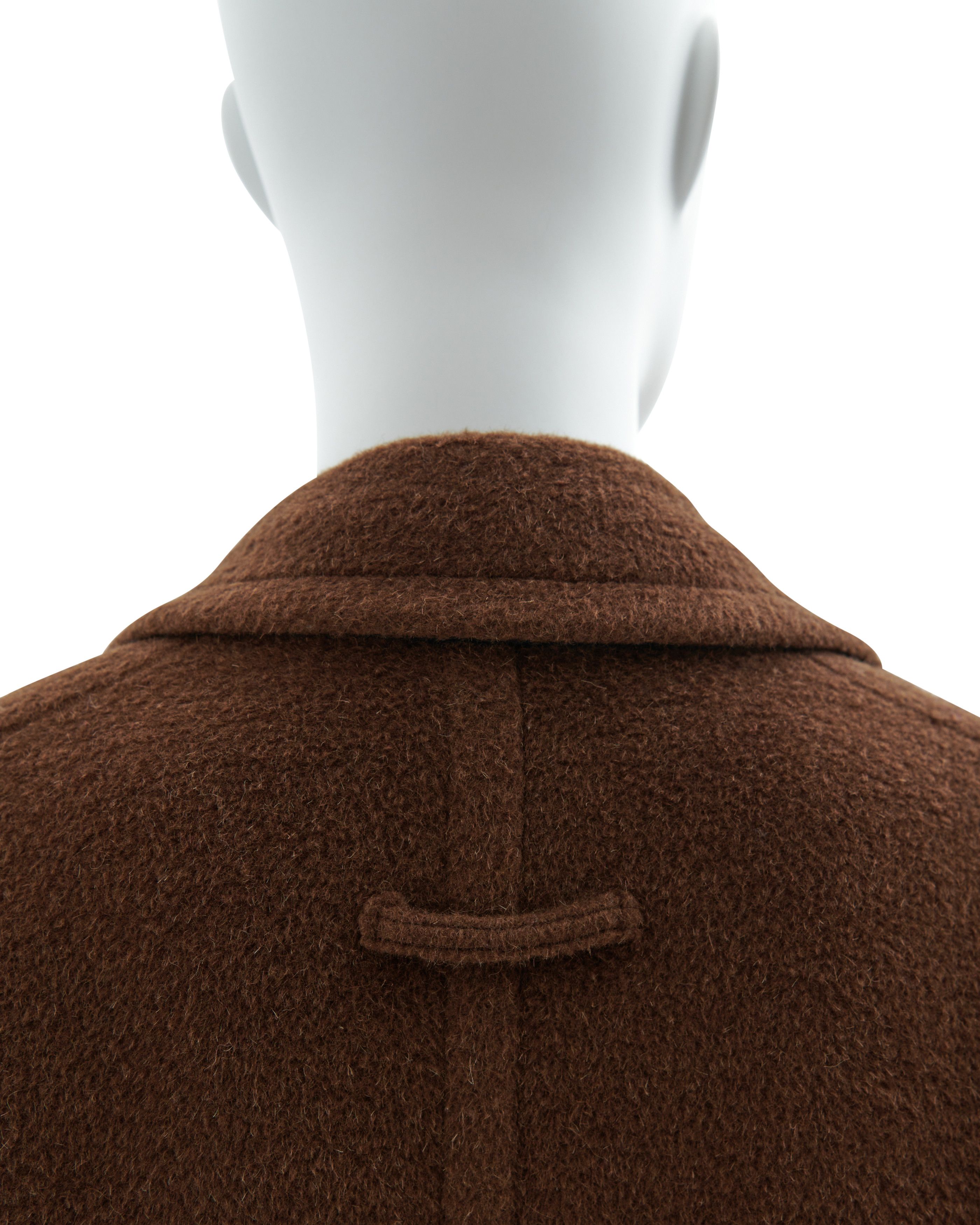 Jean Paul Gaultier F/W 1994 ‘Le Grand Voyage’ Caramel wool coat Size S / US 4 / IT 40 - 4 Thumbnail
