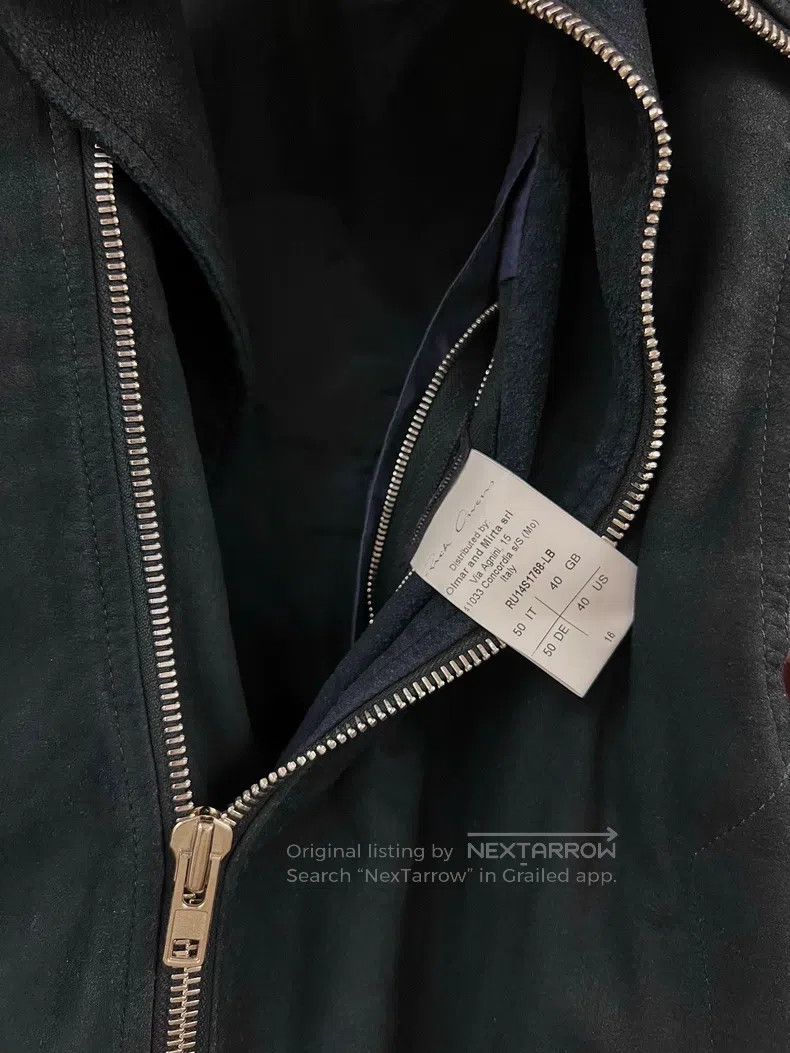 Rick Owens RICK OWENS Diagonal Zipper Leather Jacket Coat Size US M / EU 48-50 / 2 - 9 Thumbnail