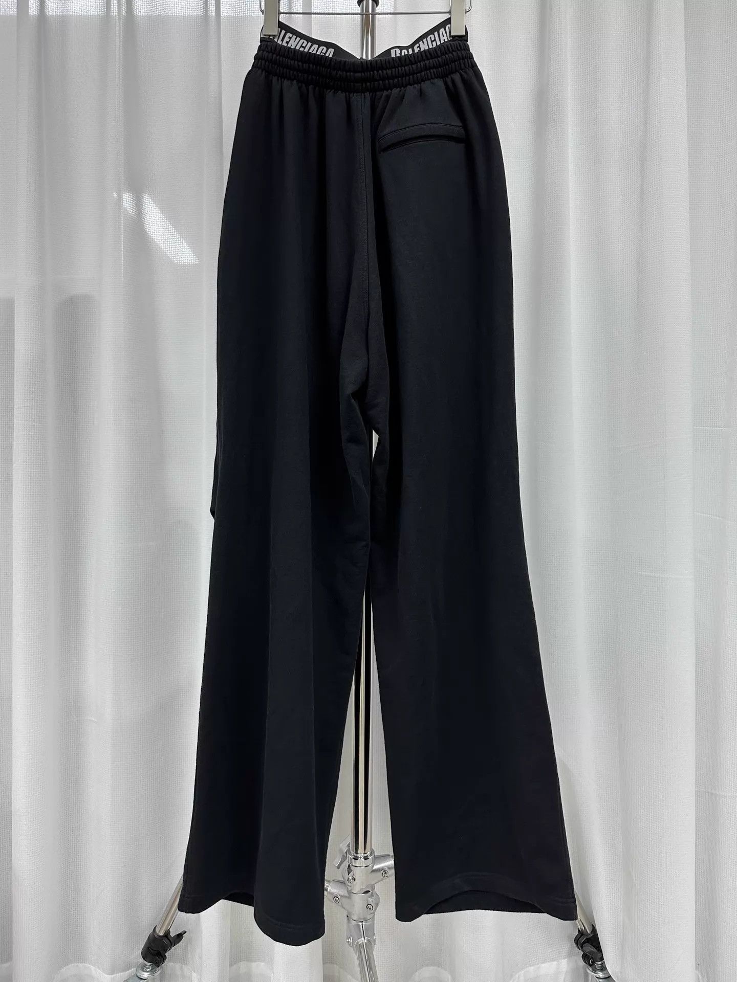 Balenciaga Balenciaga Sporty B Double Waist Wide Leg Track Pants S Size US 29 - 3 Thumbnail