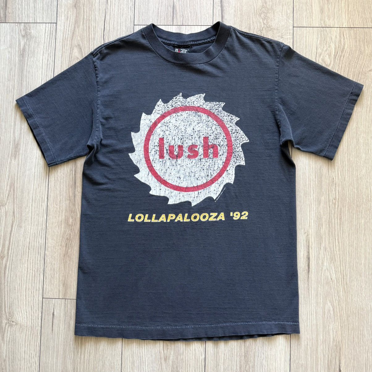 Giant RARE Vintage 1992 Lush Band T Shirt Lushapalooza Shoegaze Size US L / EU 52-54 / 3 - 1 Thumbnail
