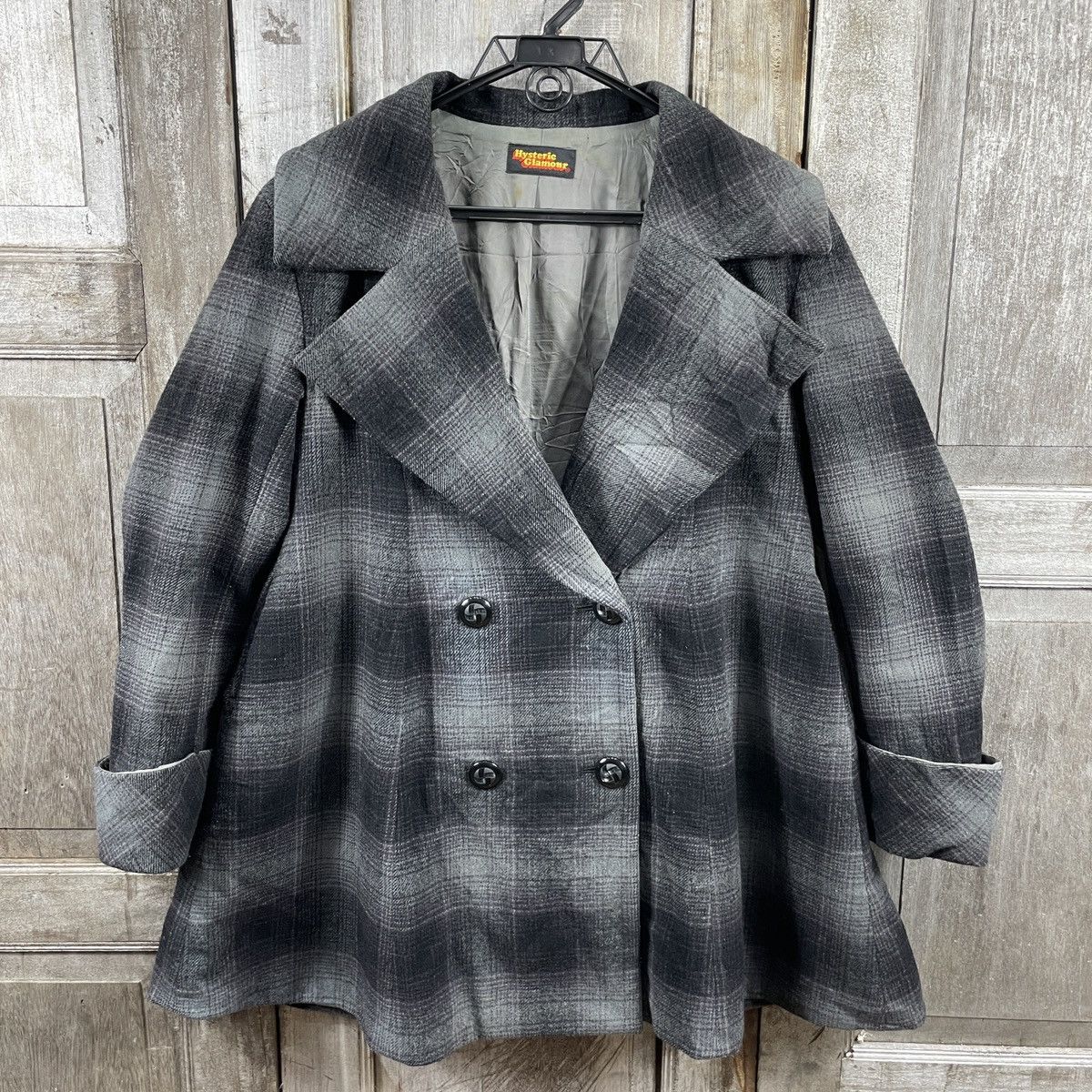 Hysteric Glamour × Japanese Brand × Vintage Vintage Hysteric Glamour Long Trench Coat Wool Jacket Size US XS / EU 42 / 0 - 1 Thumbnail