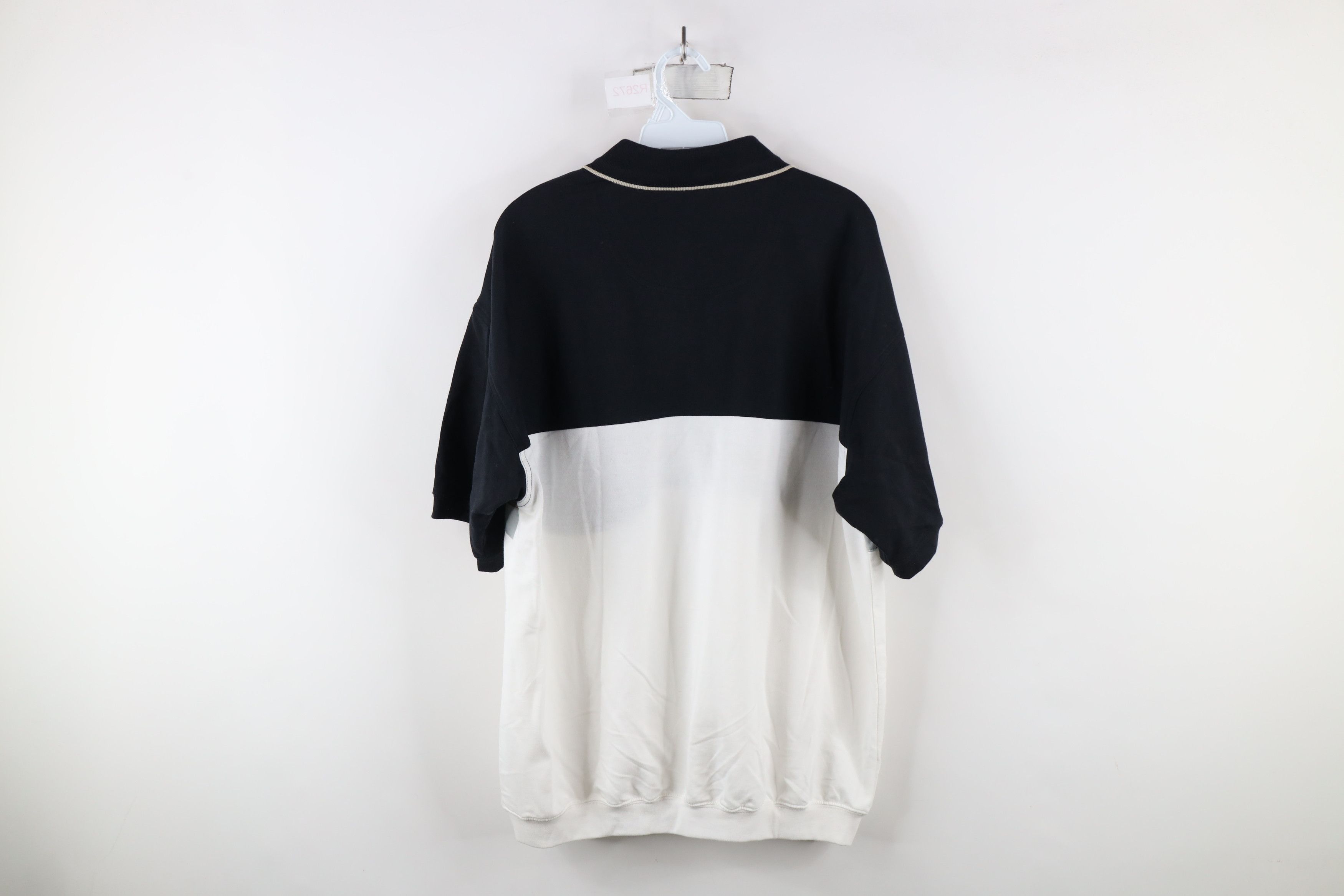 Vintage Vintage 90s Streetwear Block Striped Pullover Polo Shirt Size US XL / EU 56 / 4 - 9 Thumbnail