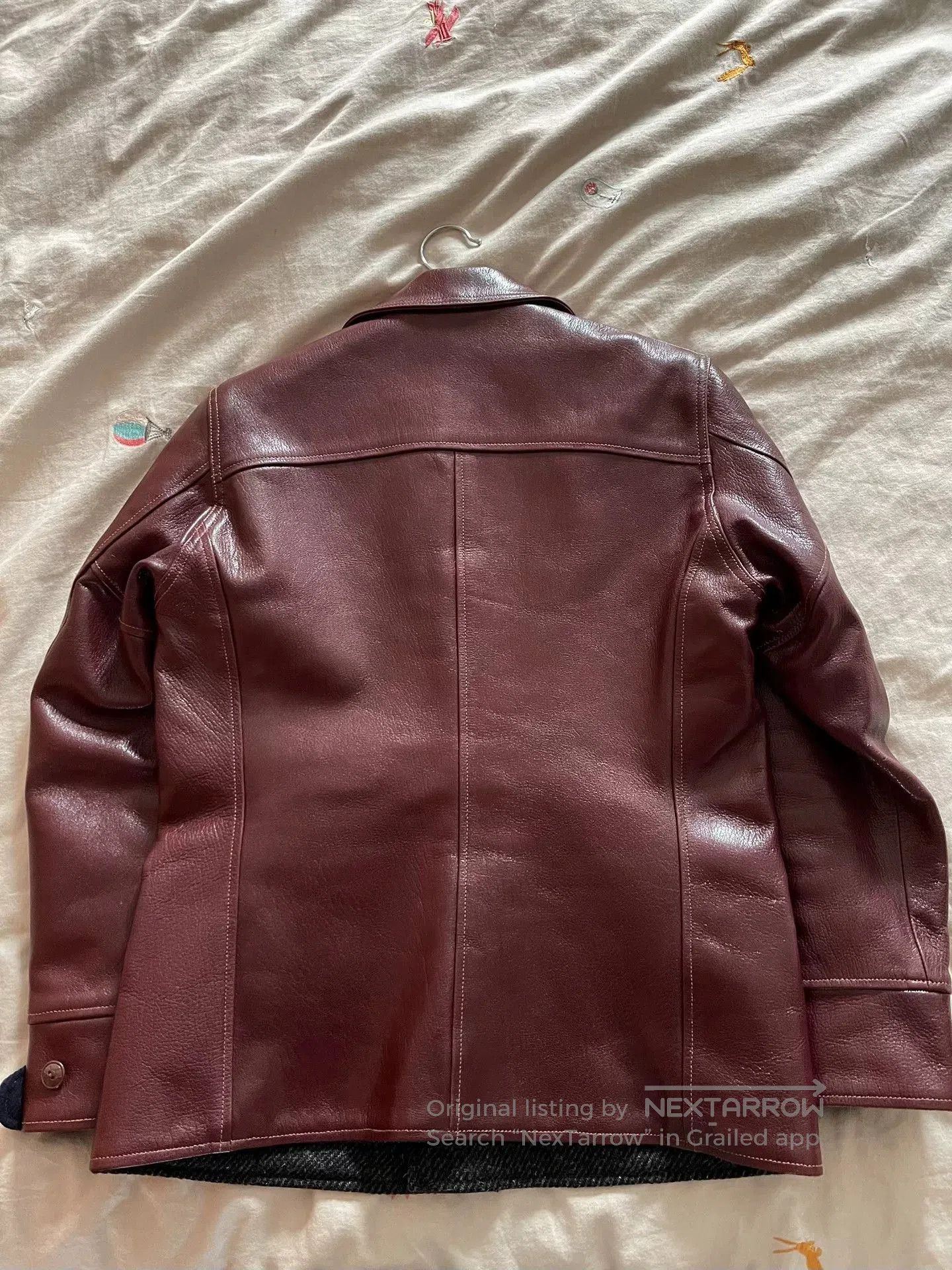 Freewheelers burgundy leather jacket with great condition. Size US M / EU 48-50 / 2 - 6 Thumbnail