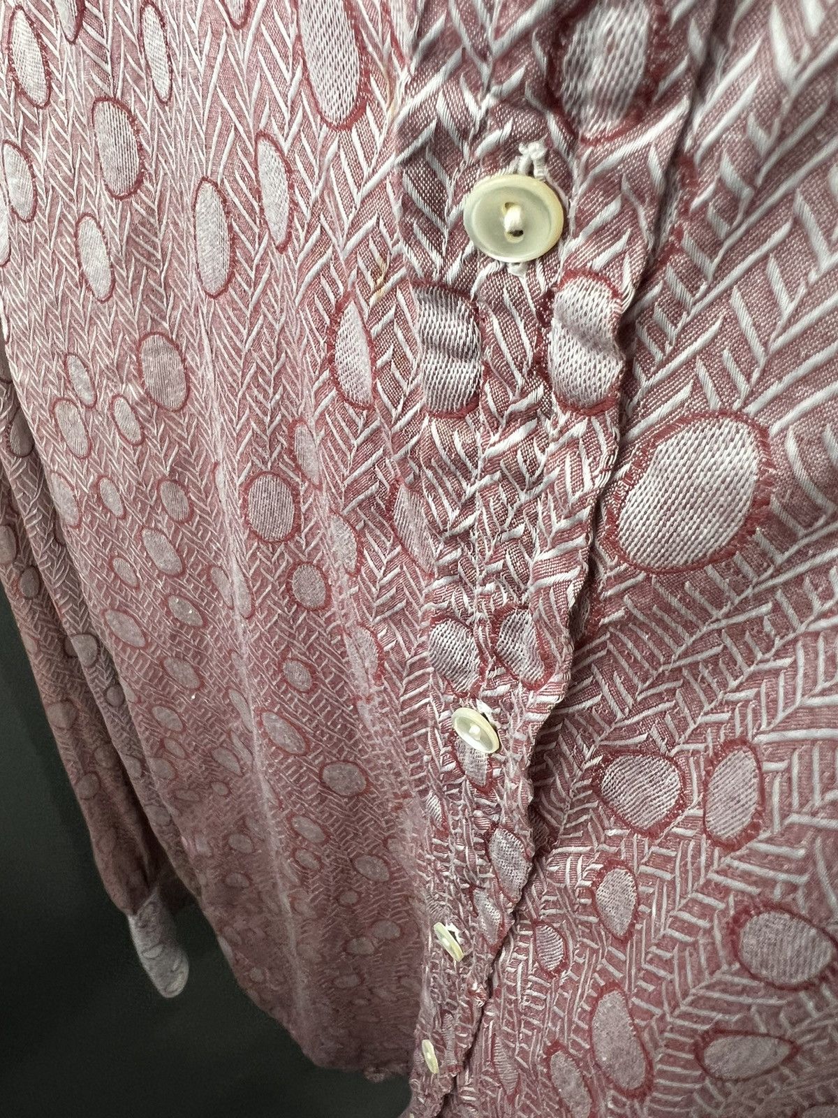 Burberry Vintage 70s Burberry Yellow Tag Shirt Made in Scotland Size US S / EU 44-46 / 1 - 4 Thumbnail