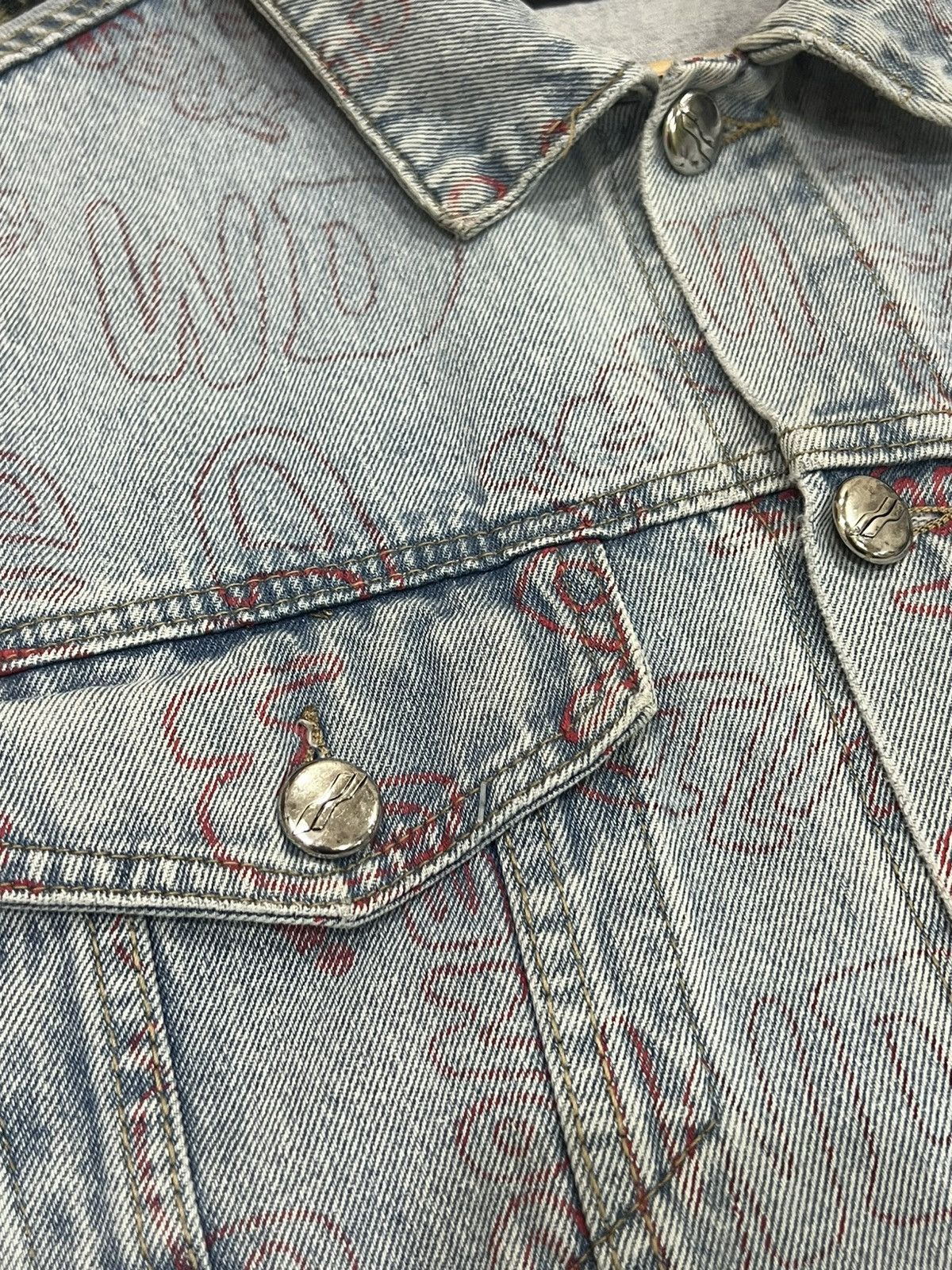 Japanese Brand × Vintage Welldone Graffity Denim Jacket Size US L / EU 52-54 / 3 - 6 Thumbnail